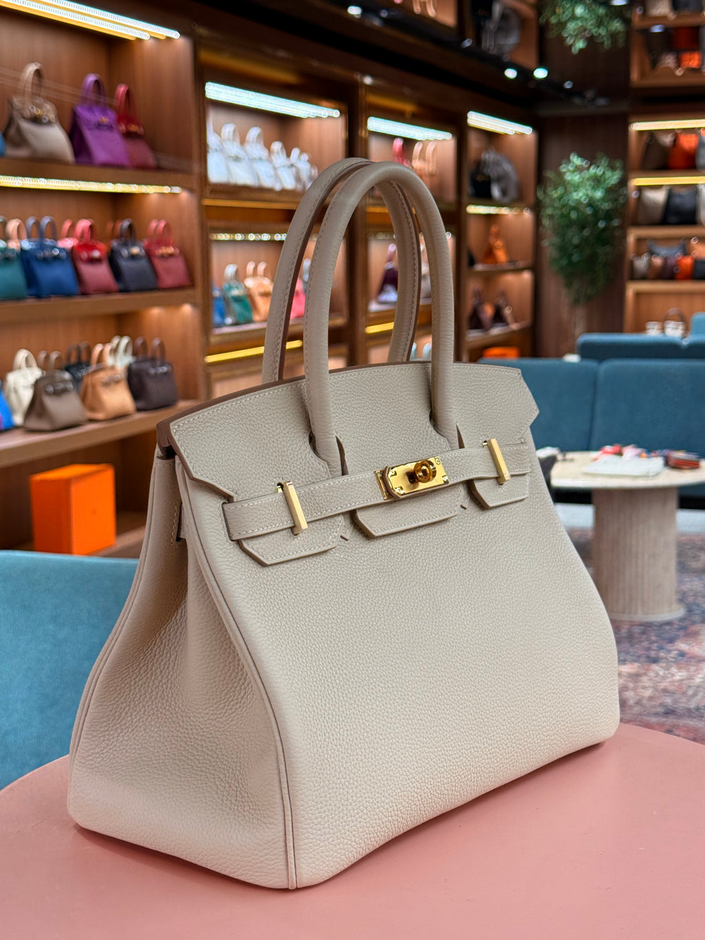 Hermes | Birkin (30) – Togo – Blanc – Gold Hardware