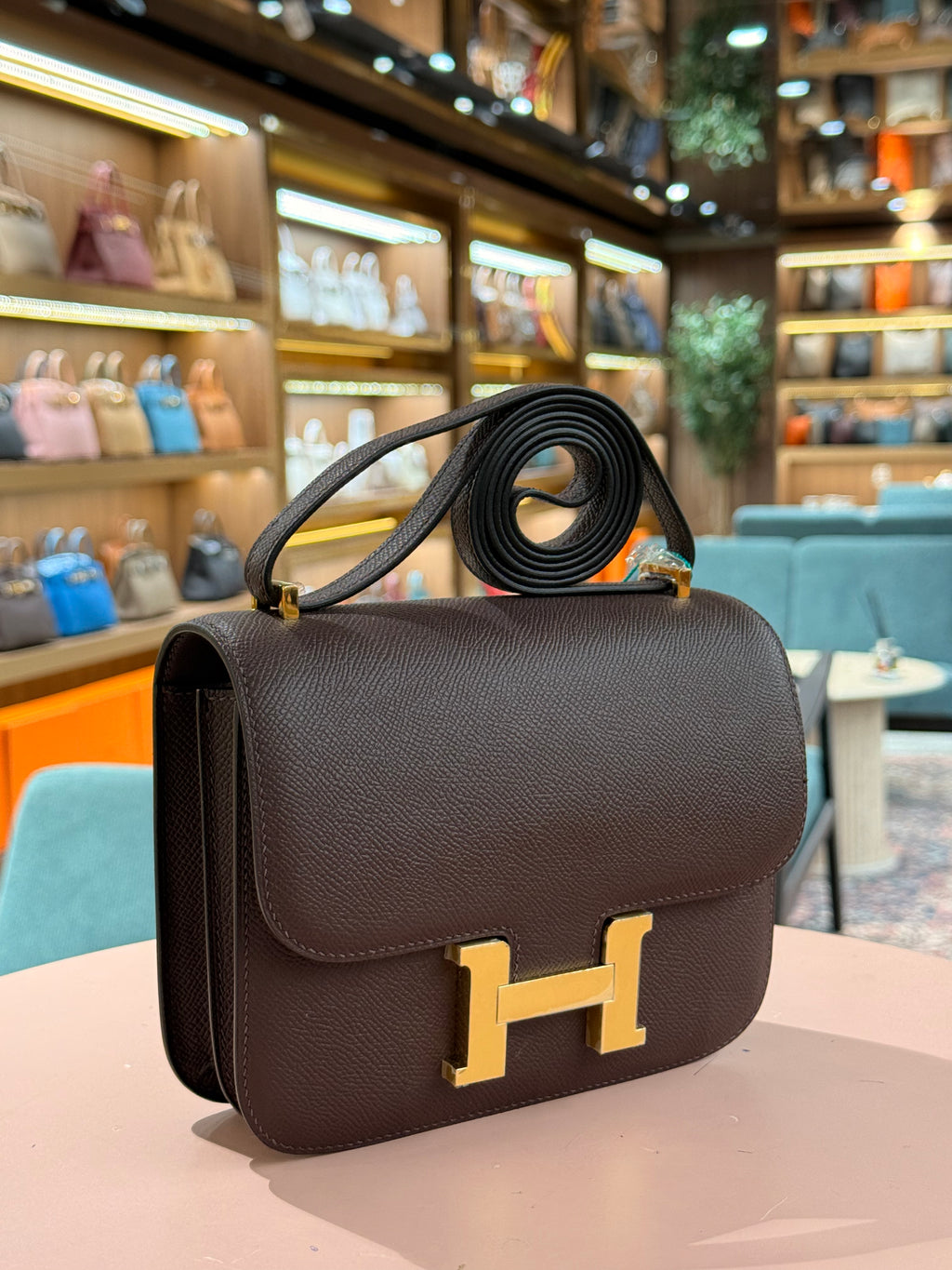 Hermes | Constance (18) – Epsom – Brown – Gold Hardware
