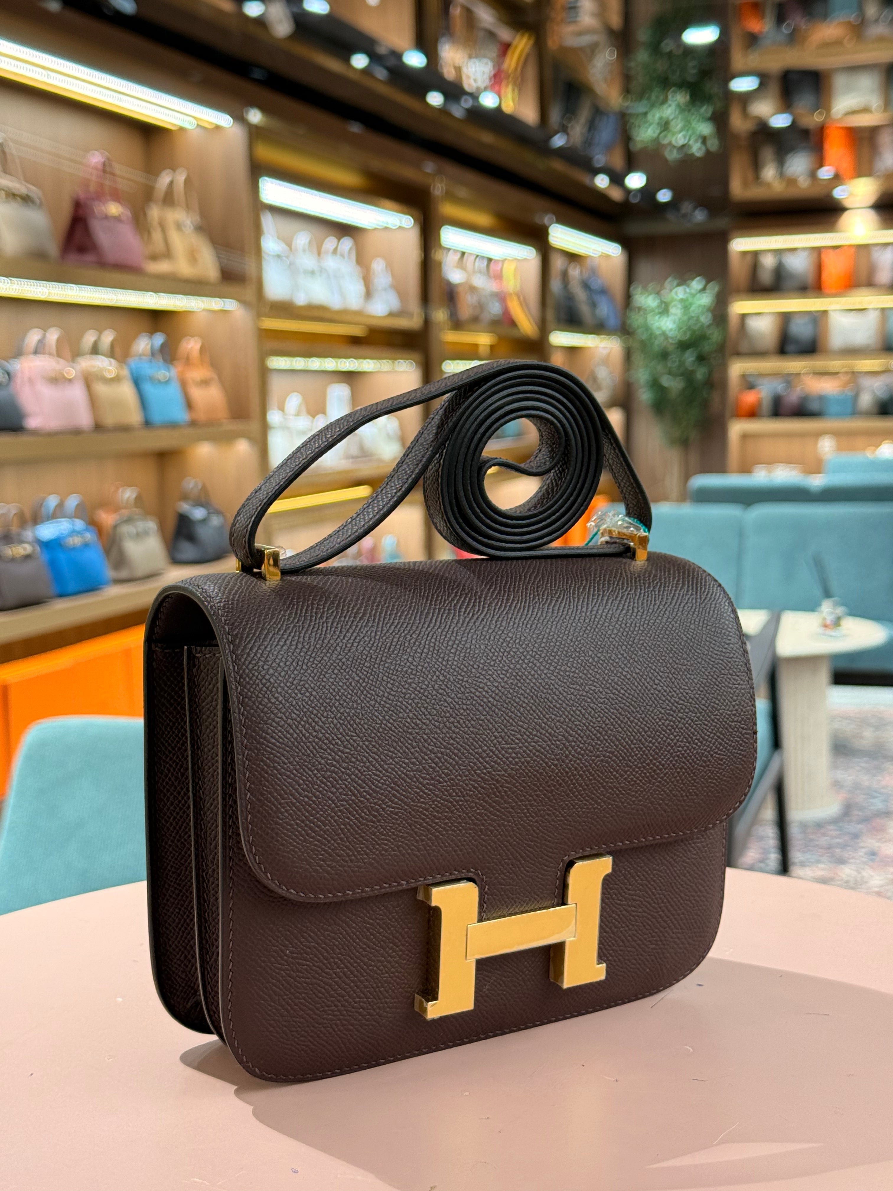 Hermes | Constance (18) – Epsom – Brown – Gold Hardware