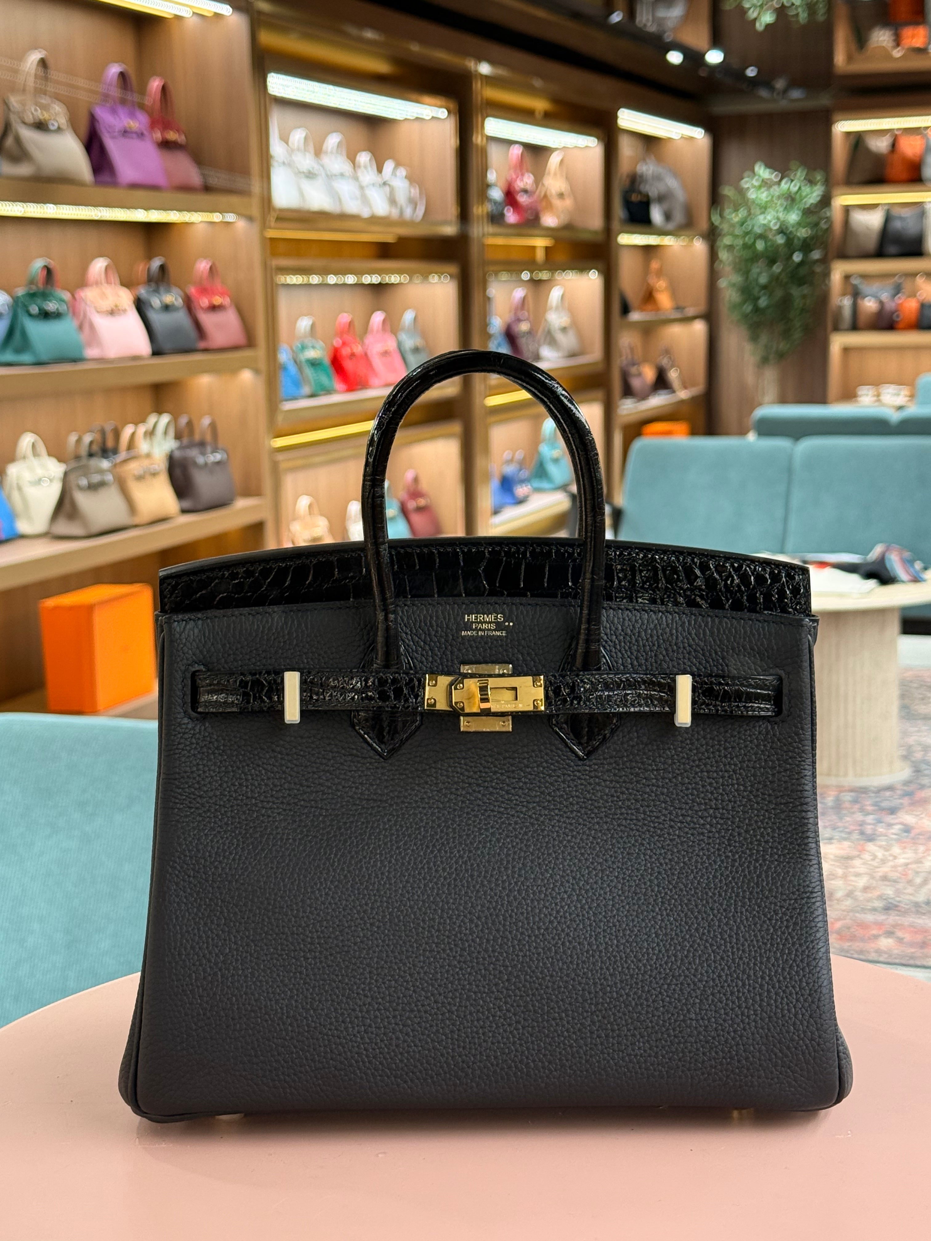 Hermes | Birkin Touch (25) – Togo – Black – Gold Hardware