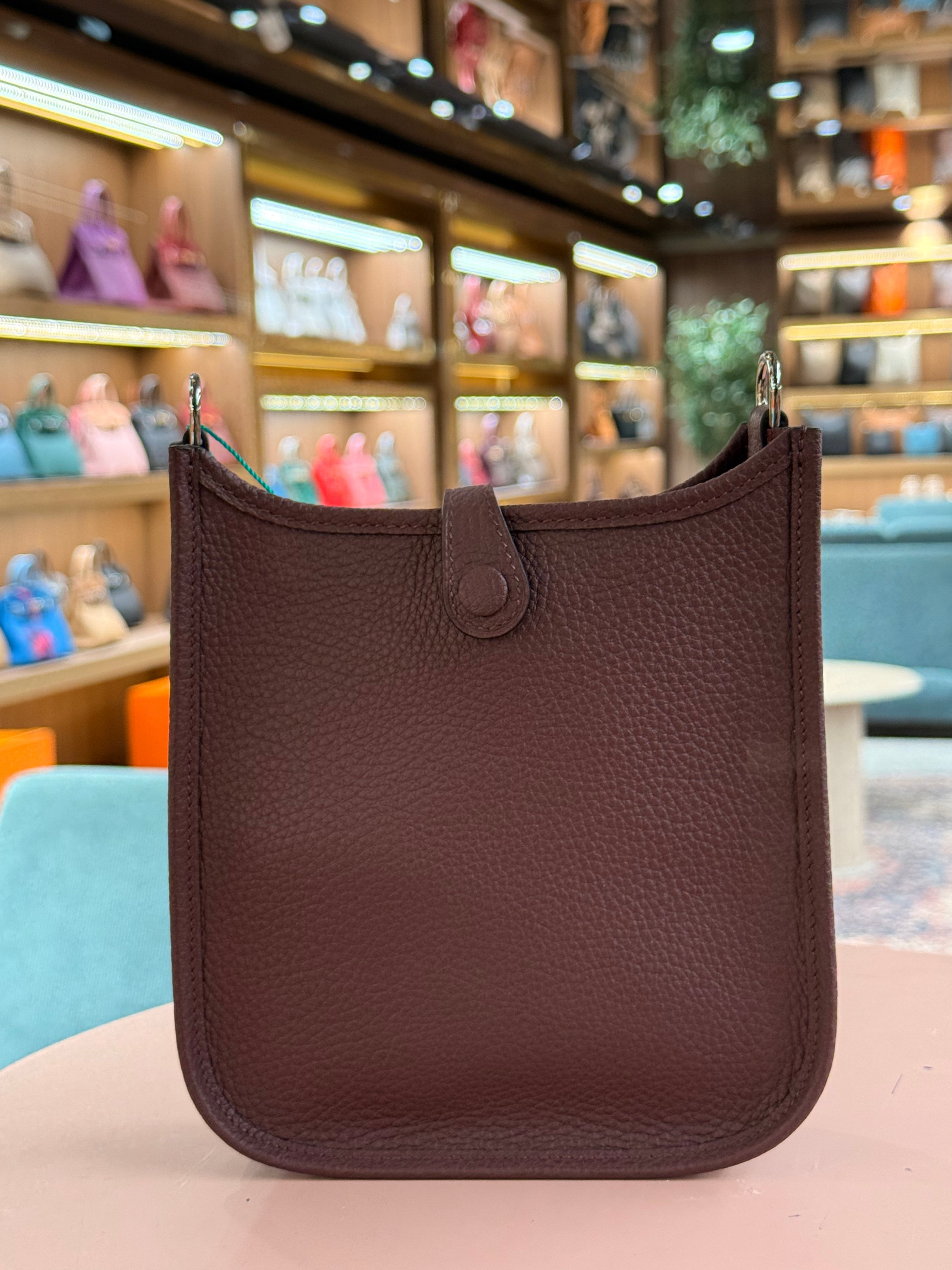Hermes | Evelyne (Small) – Epsom – Bordeaux – Palladium Hardware