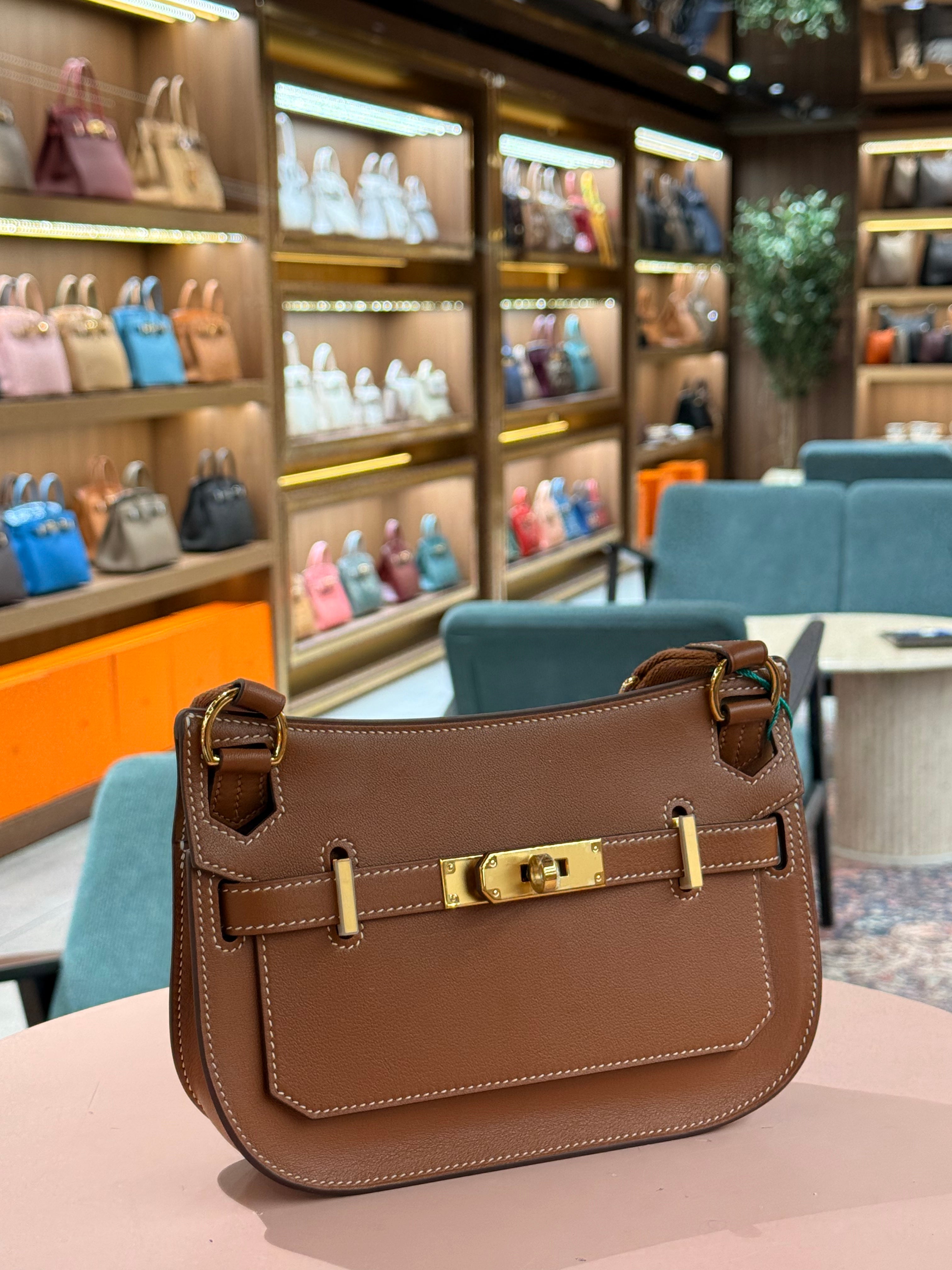 Hermes | Jypsiere (Mini) – Epsom – Brown – Gold Hardware