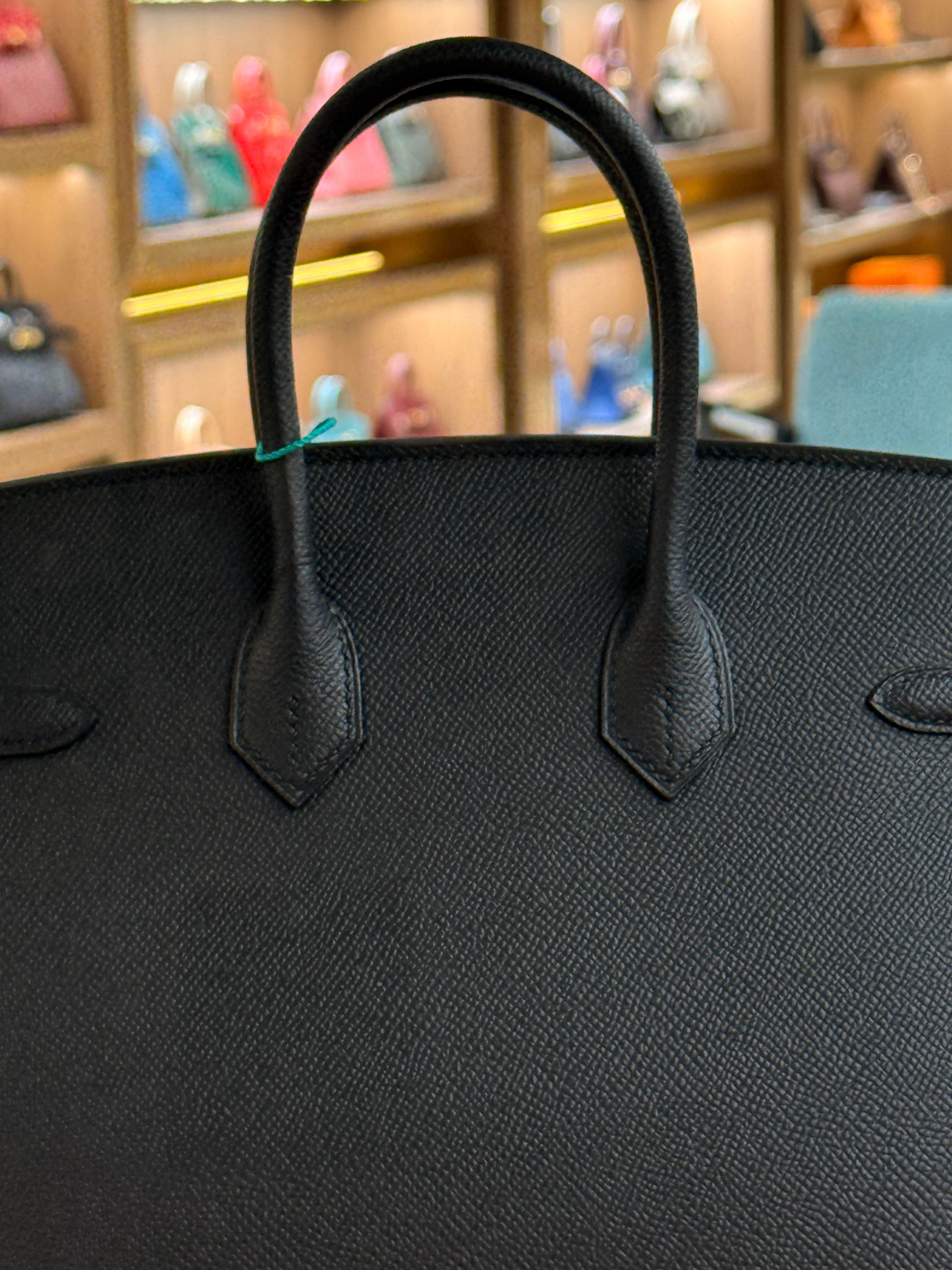 Hermes | Birkin (25) – Epsom – Black – Palladium Hardware