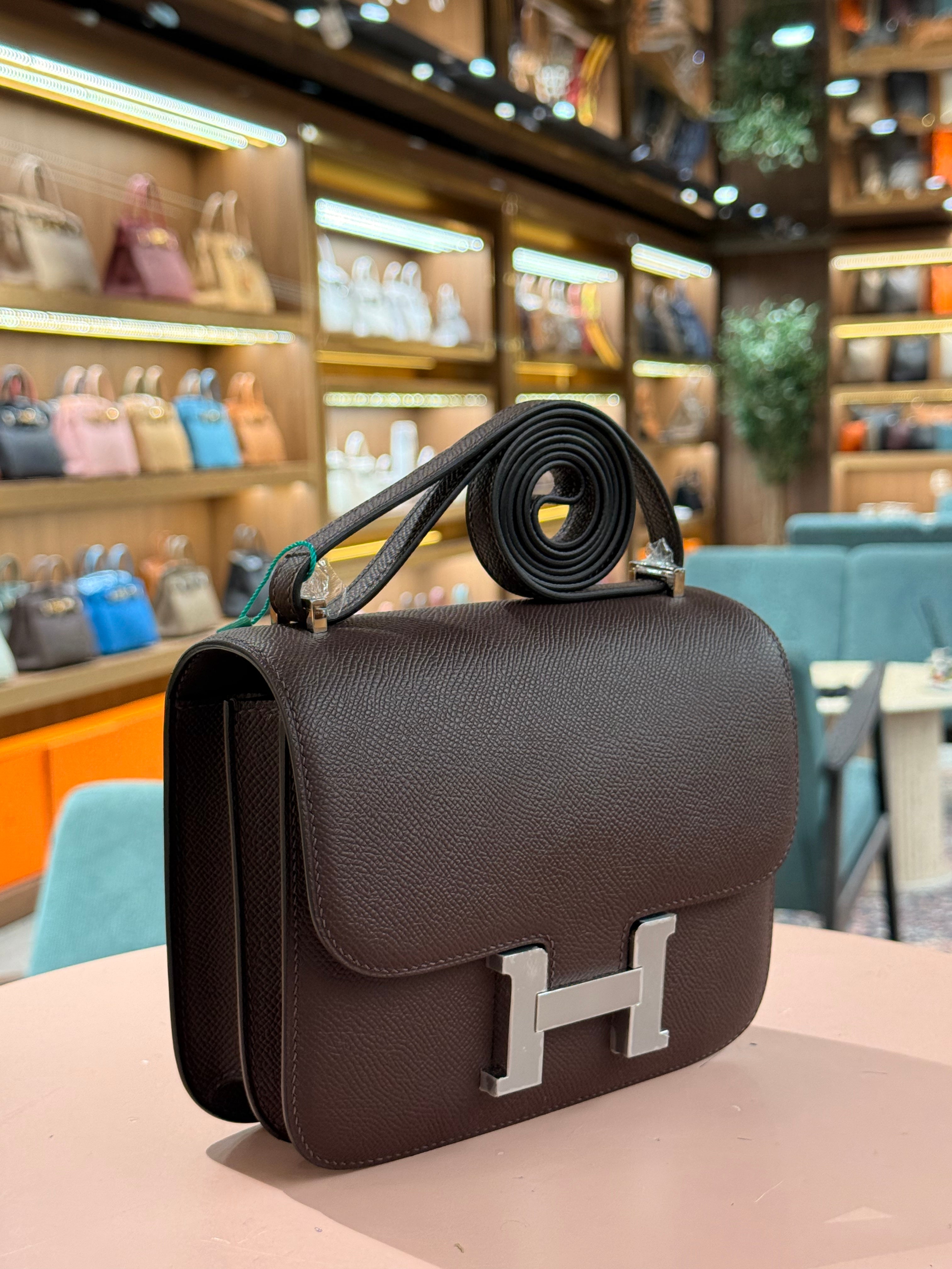 Hermes | Constance (18) – Epsom – Brown – Silver Hardware