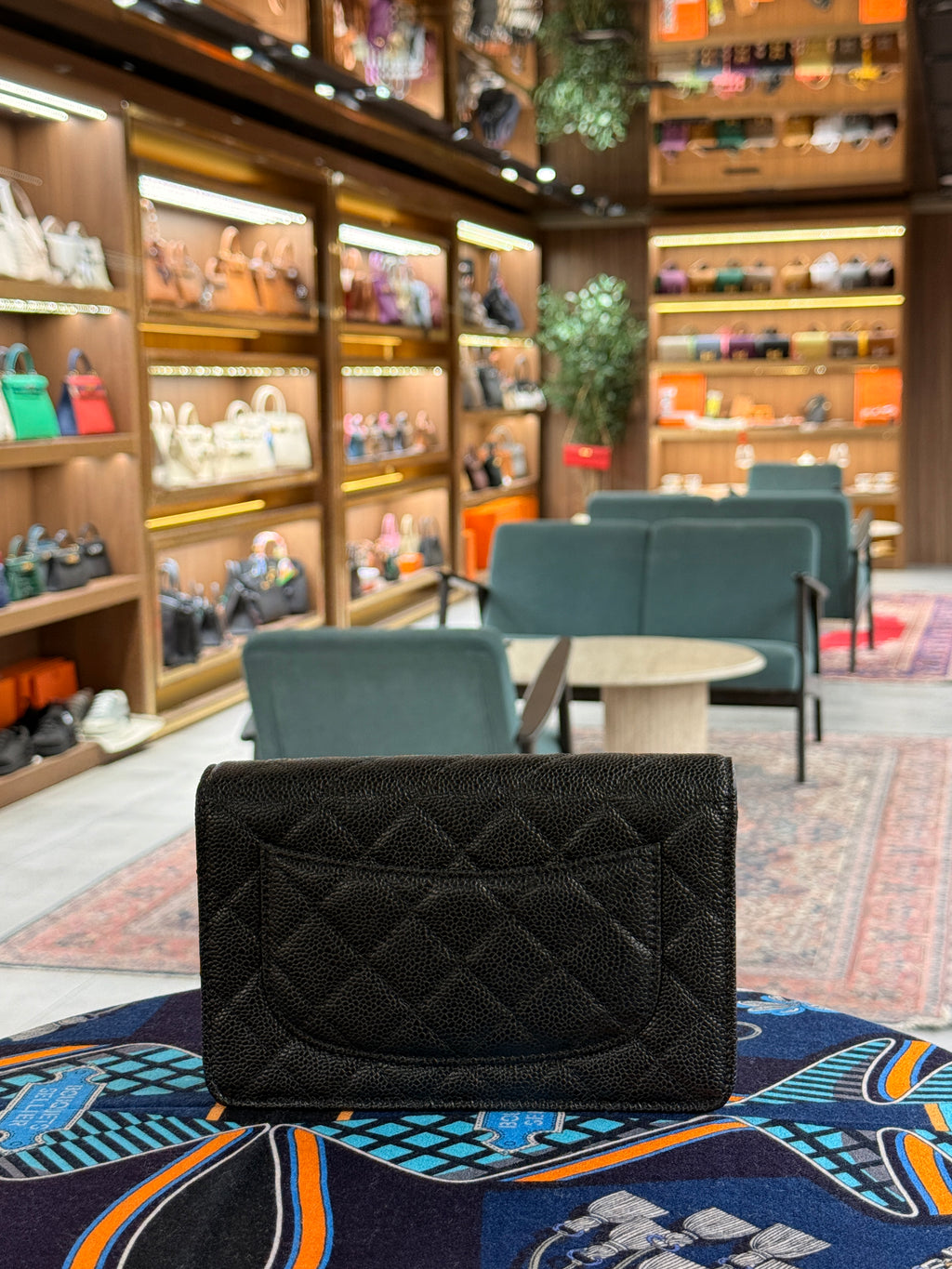 Chanel | Wallet on Chain (20) – Caviar – Black – Silver Hardware