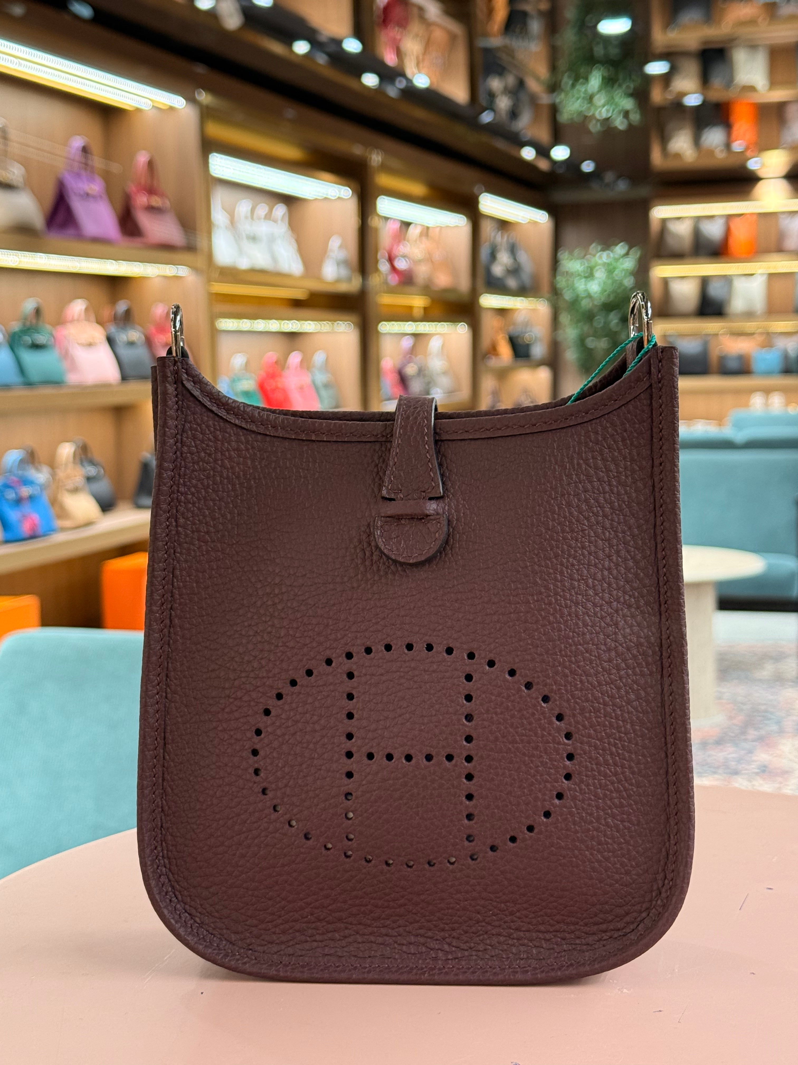 Hermes | Evelyne (Small) – Epsom – Bordeaux – Palladium Hardware
