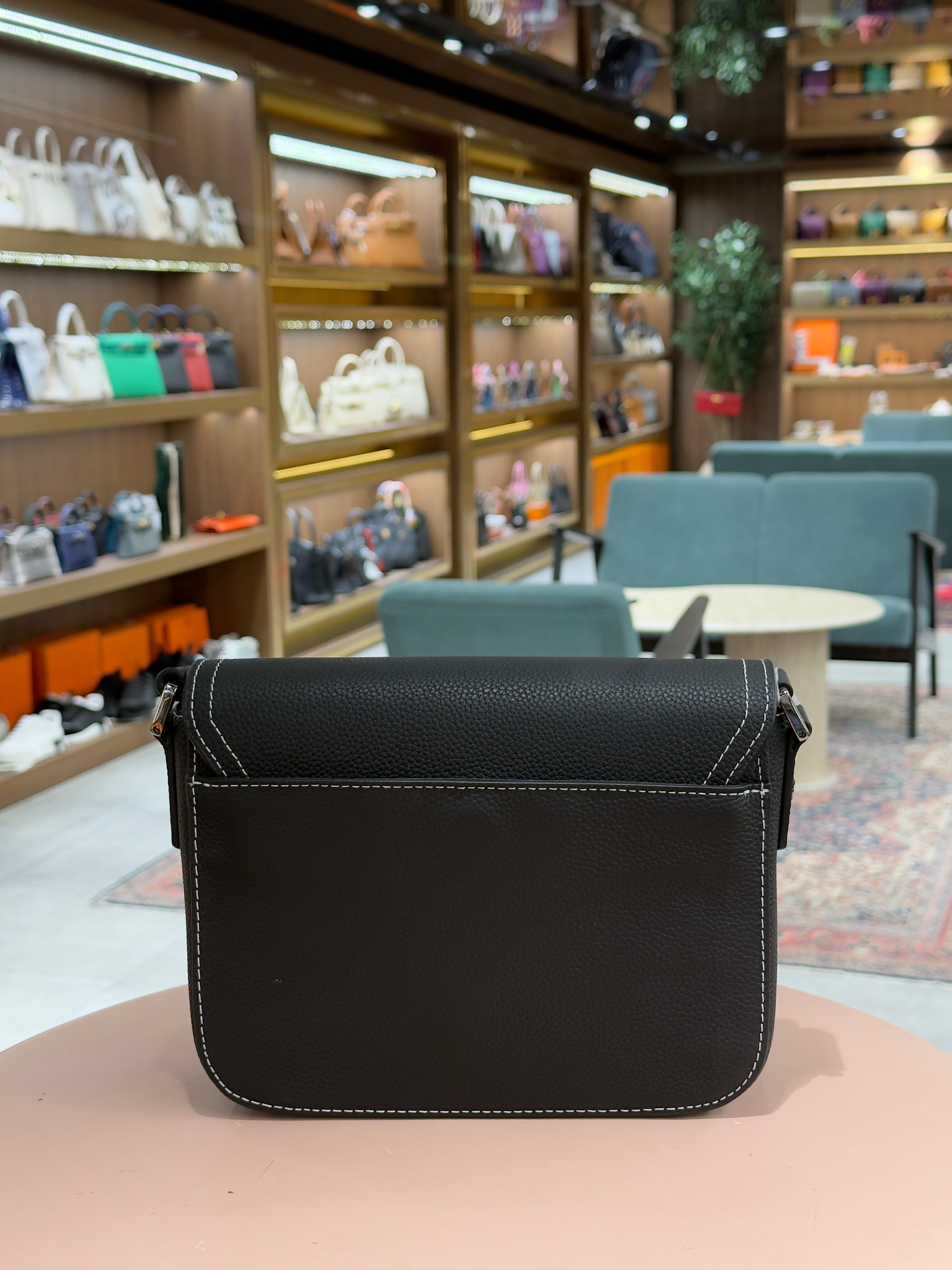 Dior | Saddle Bag (20) – Leather – Black – Silver Hardware