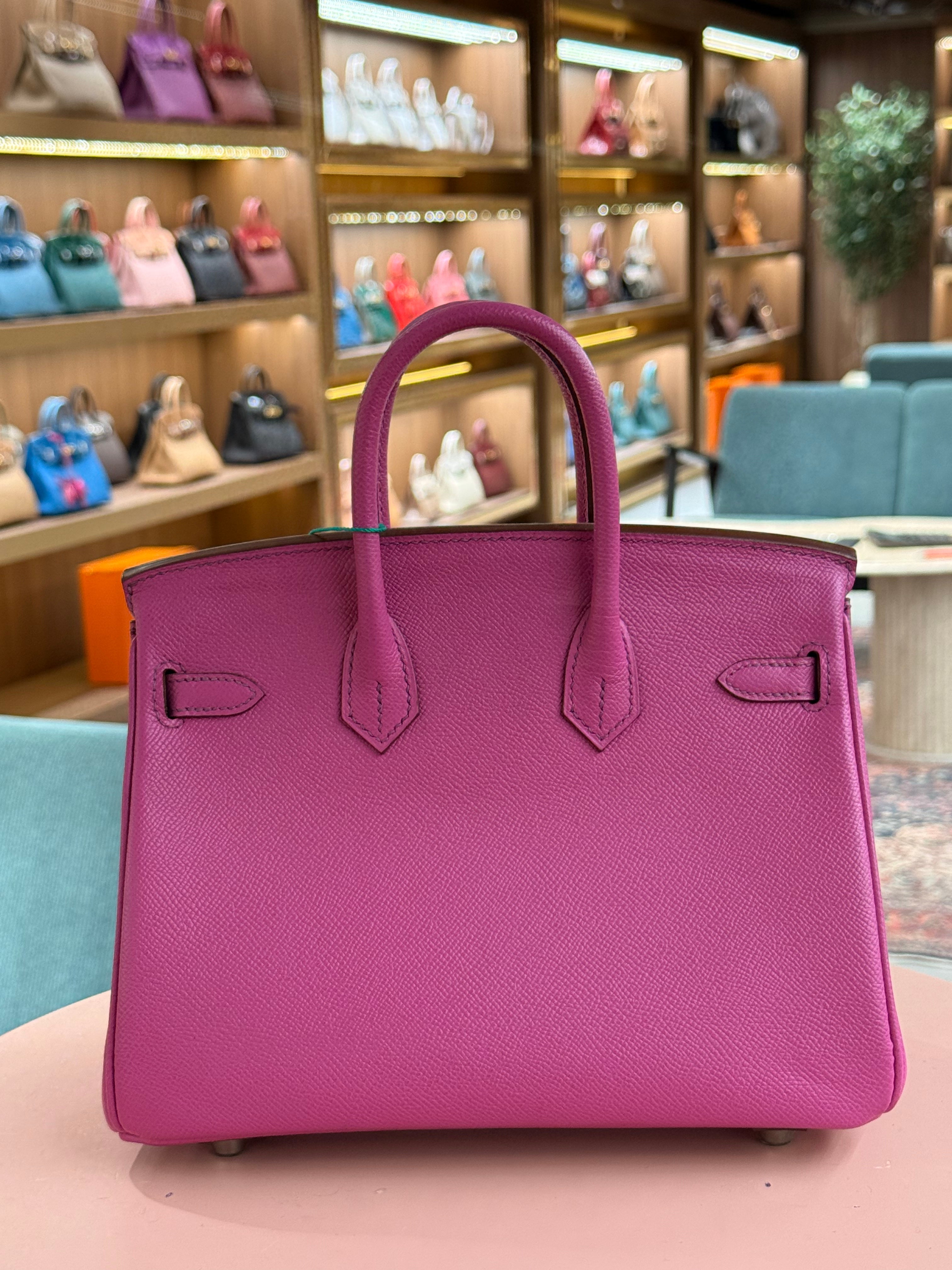 Hermes | Birkin (25) – Epsom – Rose Sakura – Palladium Hardware