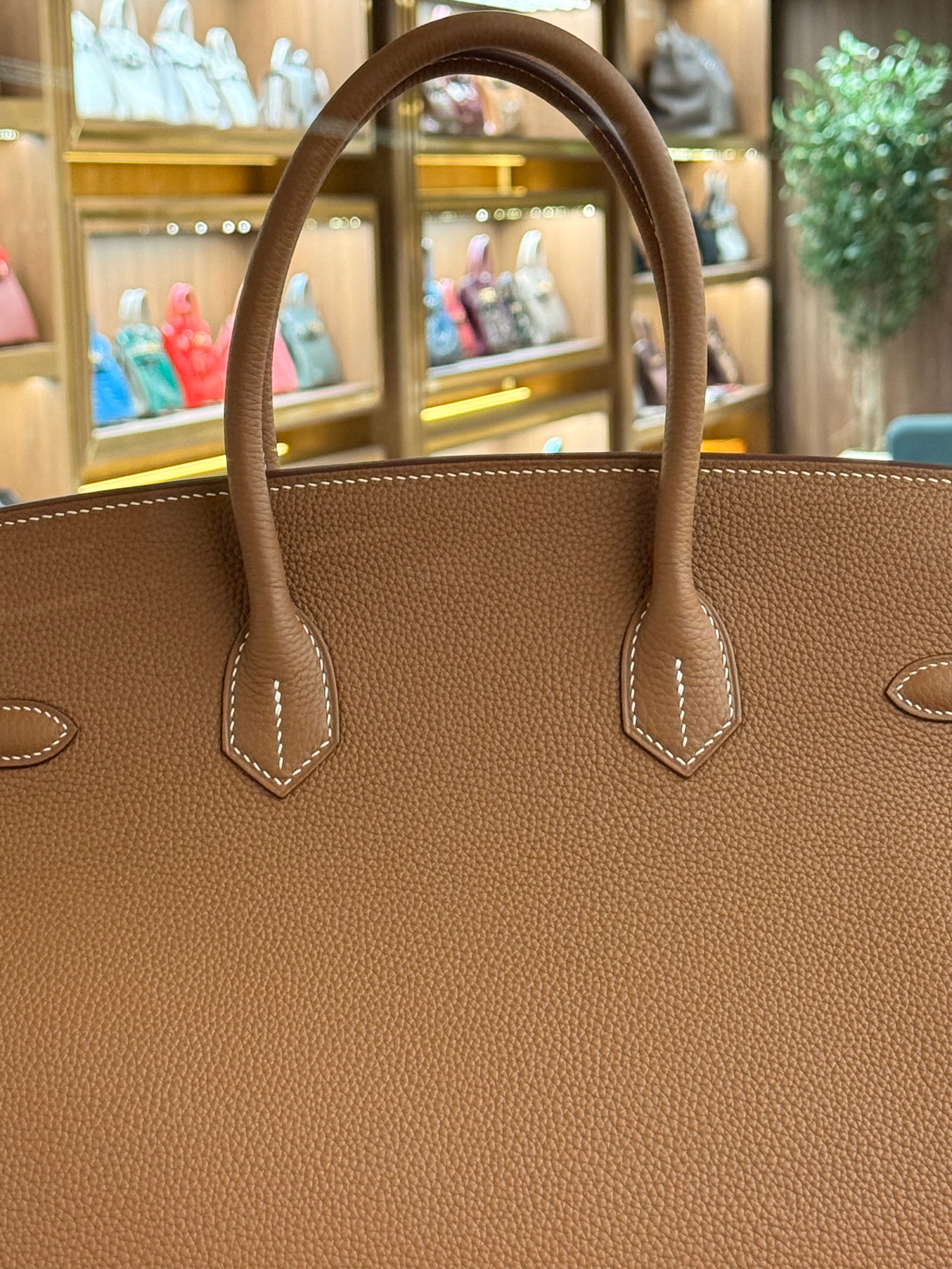 Hermes | Birkin (35) – Togo – Gold – Palladium Hardware