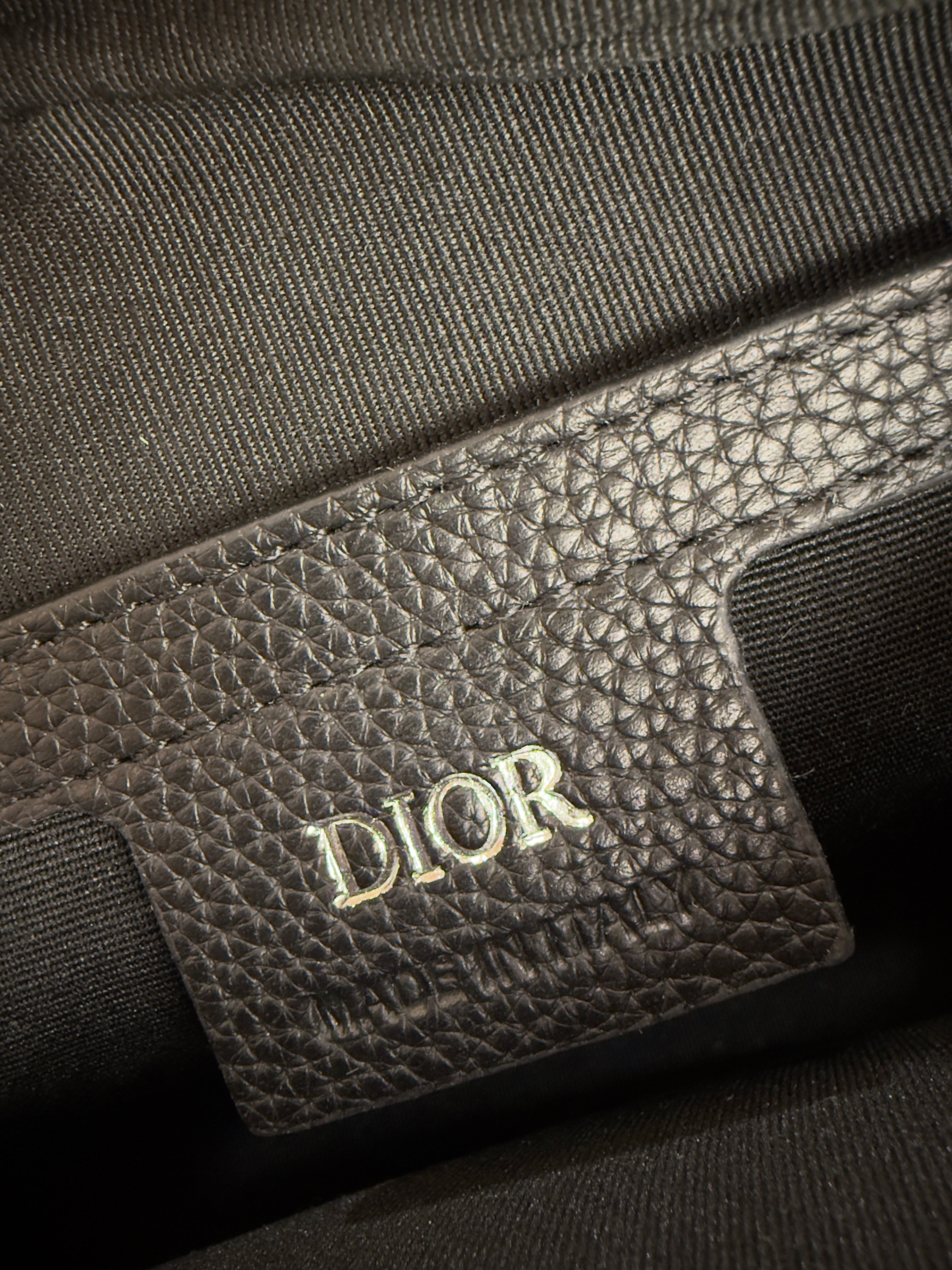 Dior | Rider 2.0 Zipped Messenger Bag (20) – Leather – Black – Gold Hardware