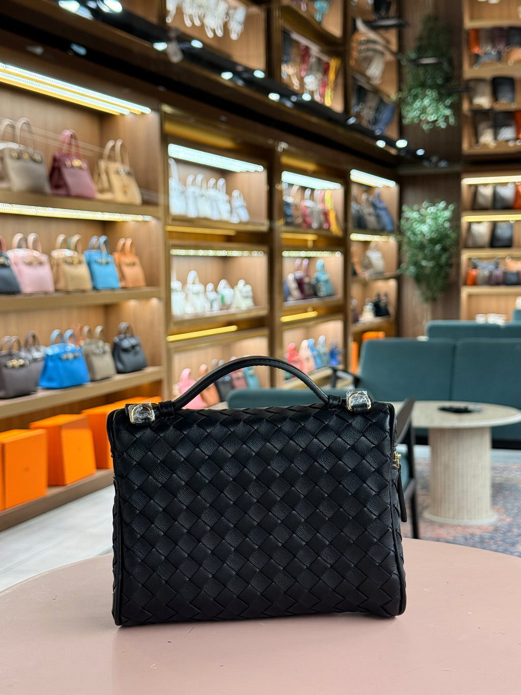 Bottega Veneta | Bang Bang Vanity – Leather – Black – Gold Hardware