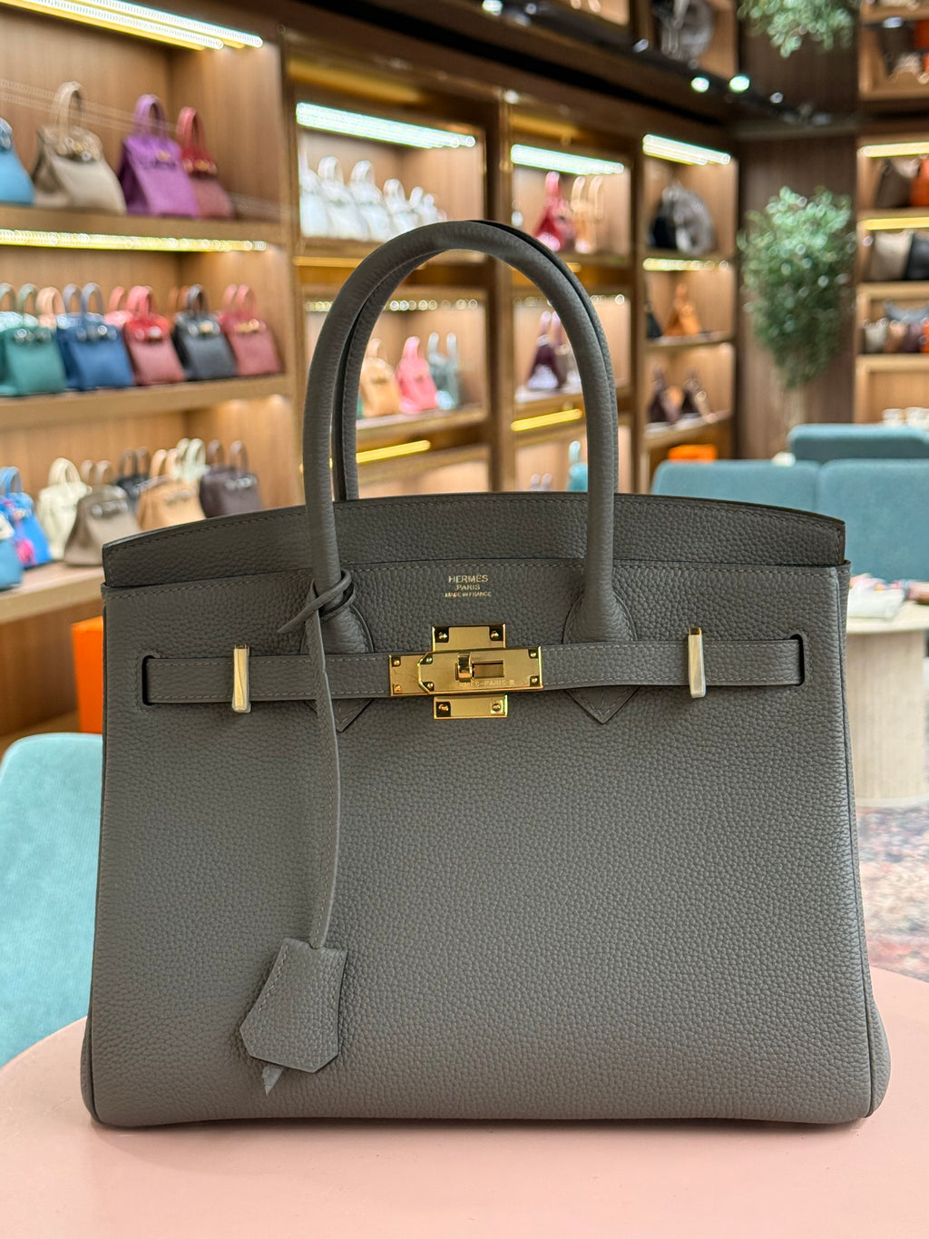 Hermes | Birkin (30) – Togo – Gris Tourterelle – Gold Hardware