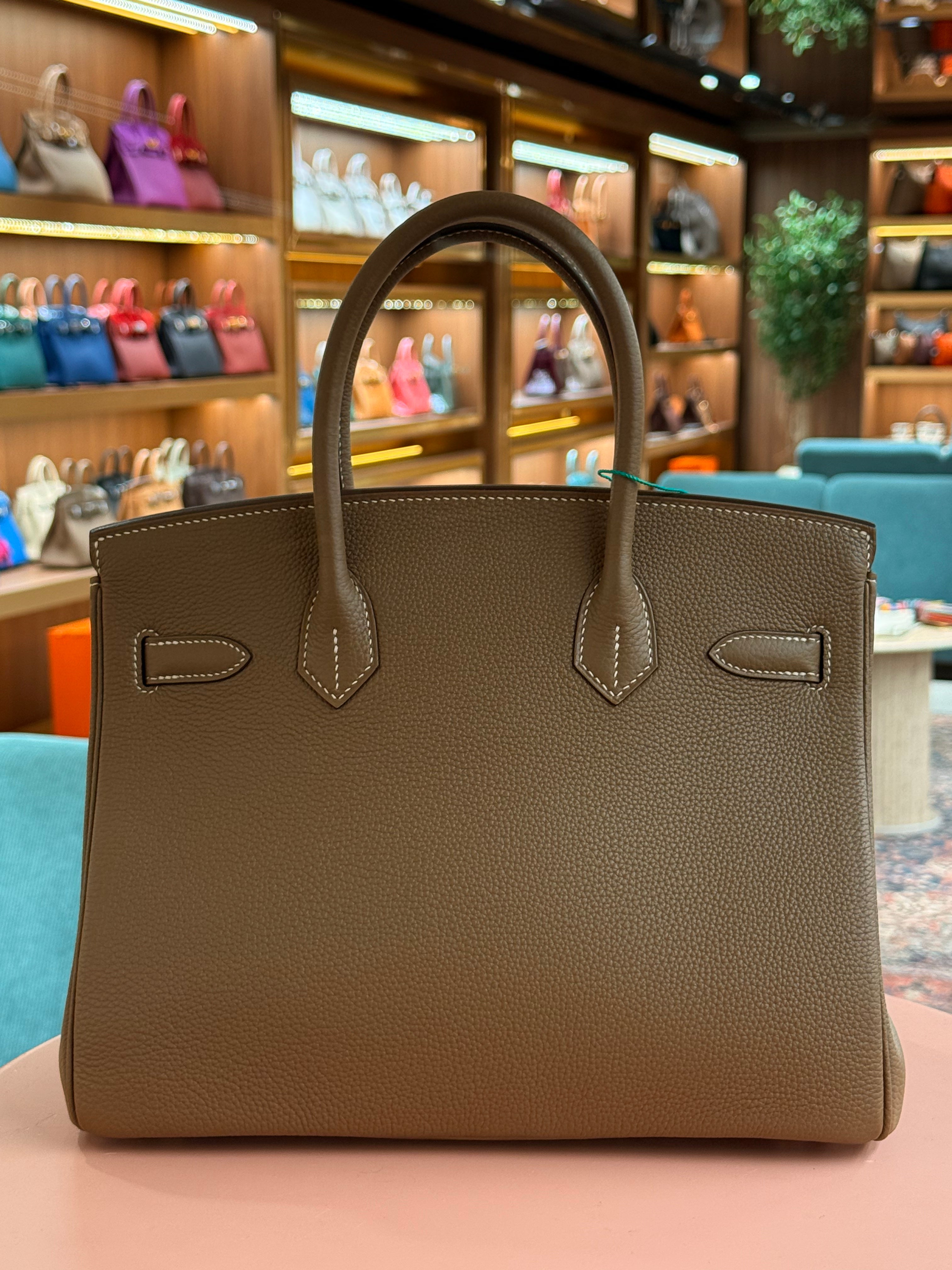 Hermes | Birkin (30) – Togo – Etoupe – Palladium Hardware