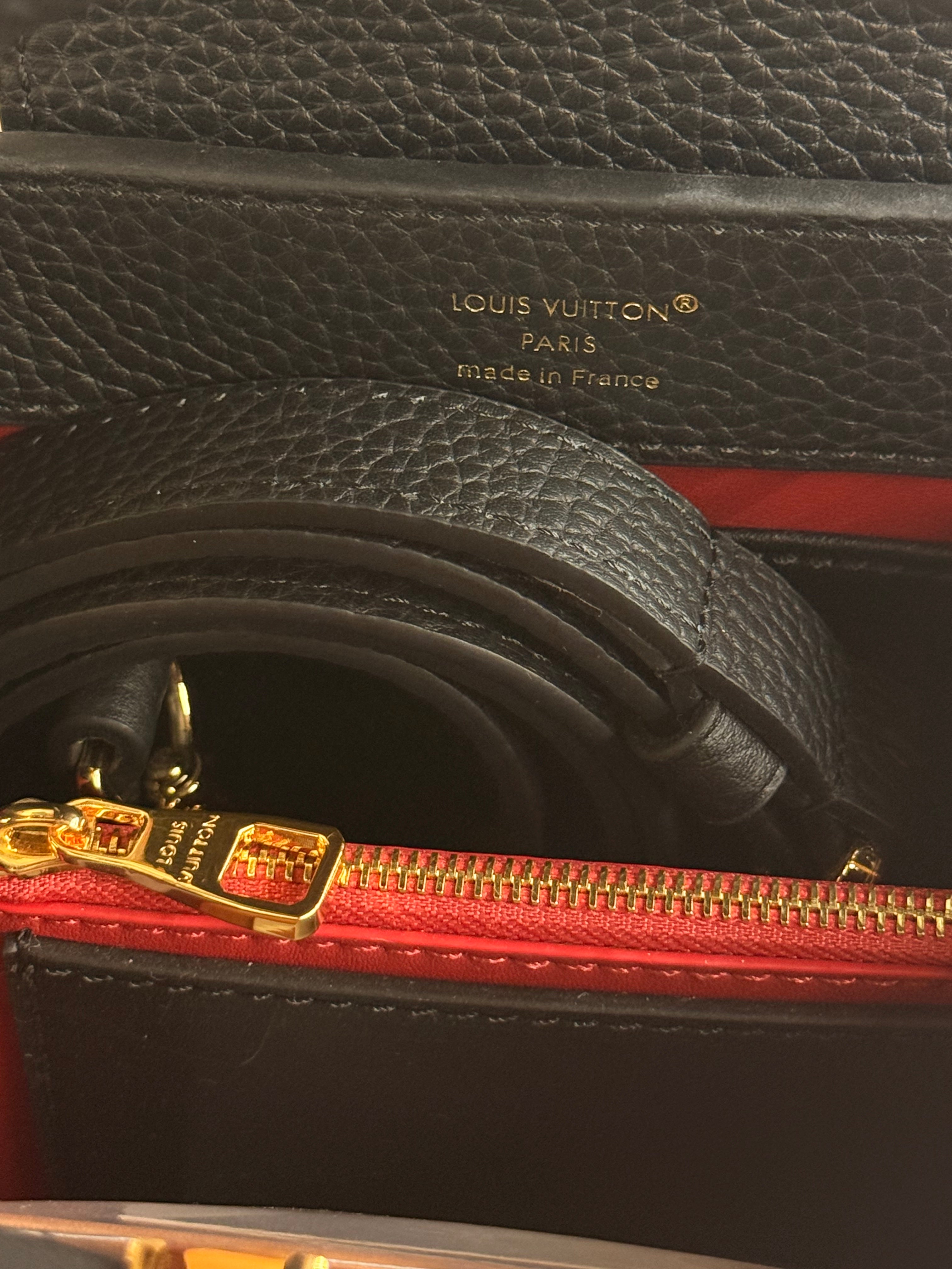 Louis Vuitton | Capucines (Mini) – Leather – Black – Gold Hardware