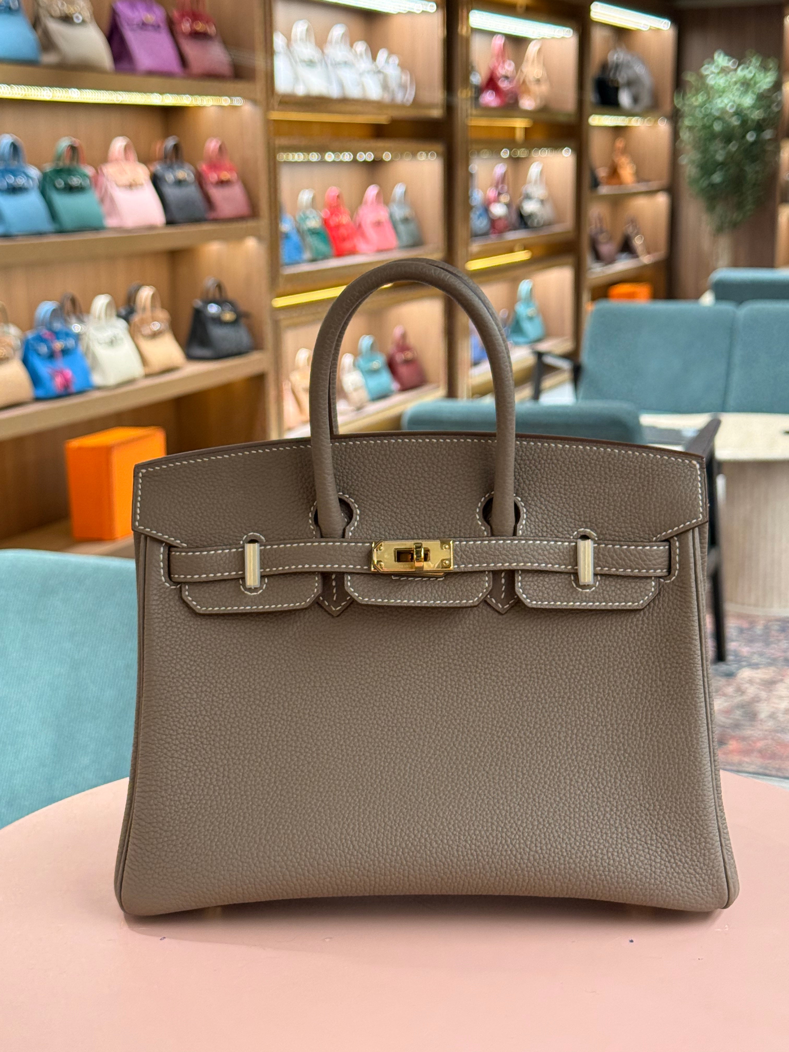 Hermes | Birkin (25) – Togo – Etoupe – Gold Hardware
