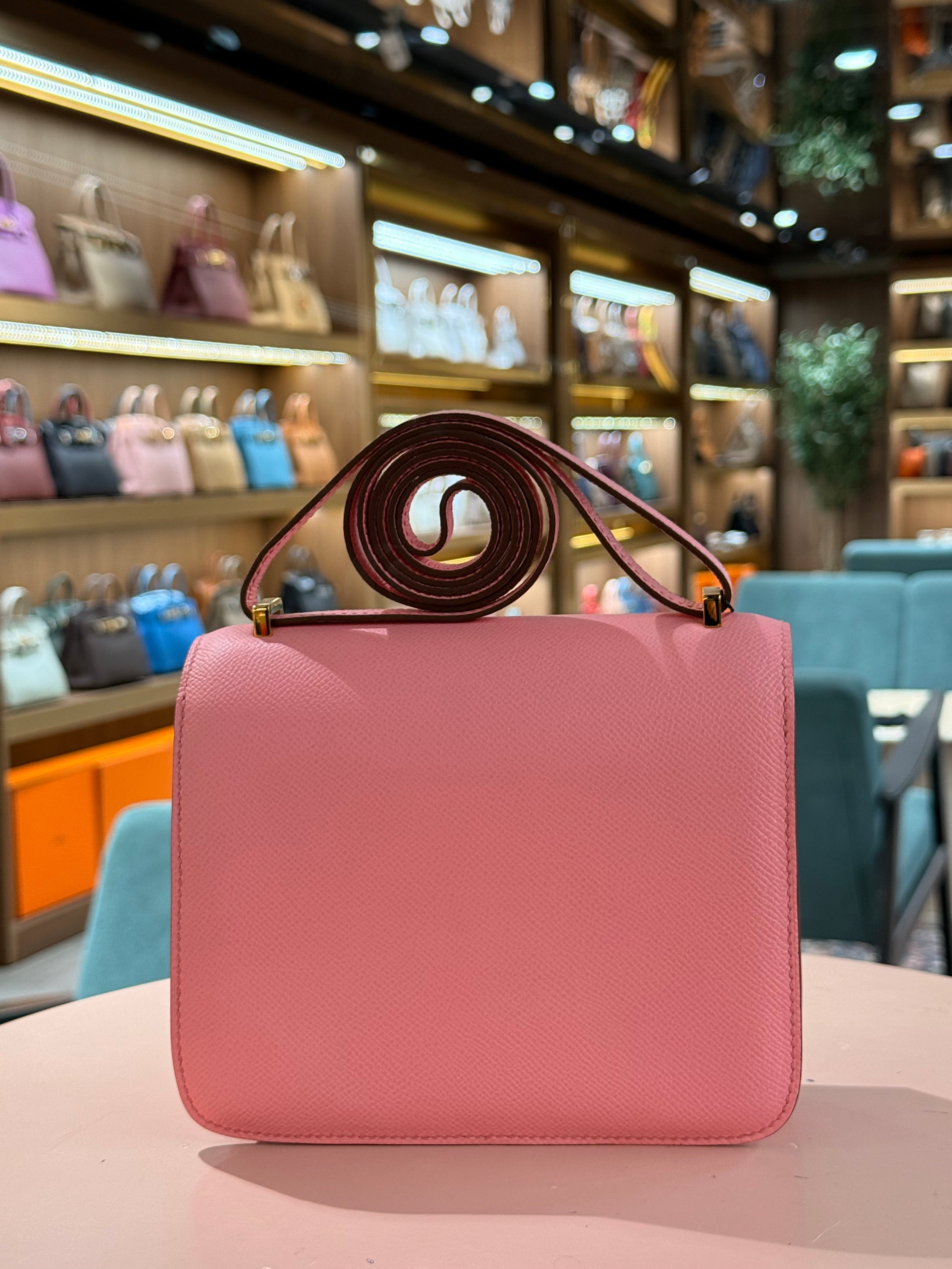 Hermes | Constance (18) – Epsom – Rose Poudre – Gold Hardware
