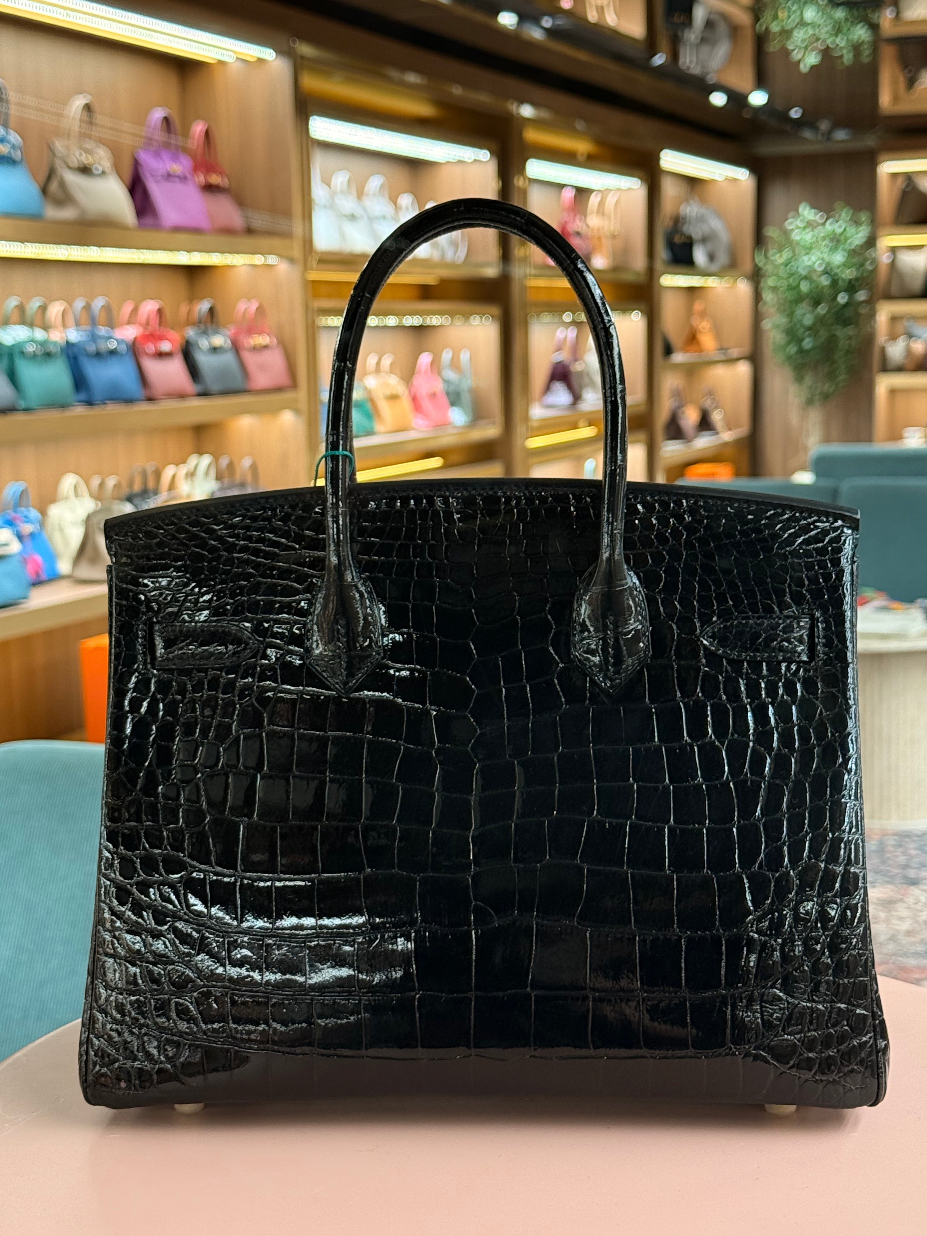 Hermes | Birkin (30) – Crocodile – Black – Gold Hardware