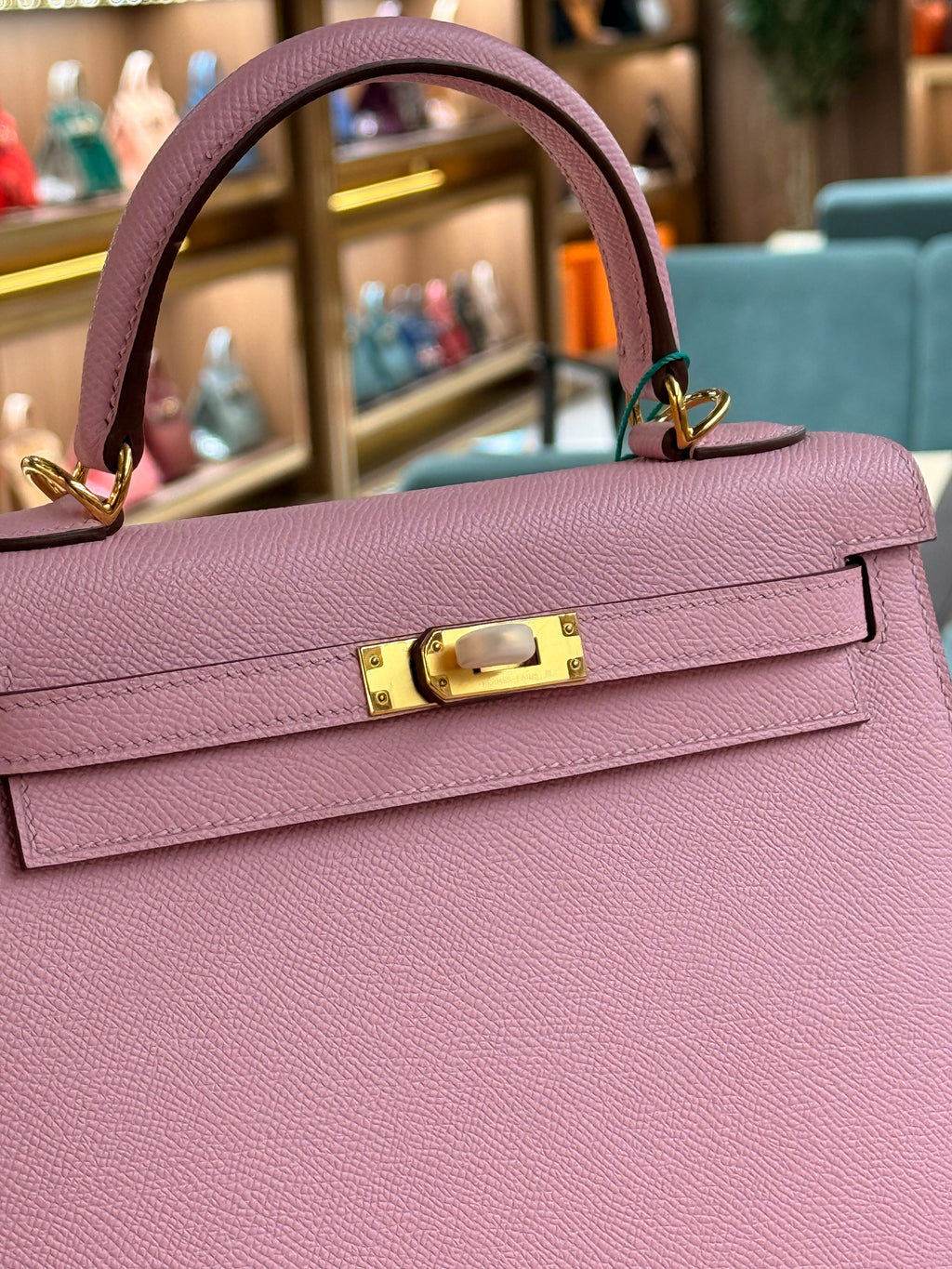 Hermes | Kelly (25) – Epsom – Rose Sakura – Gold Hardware