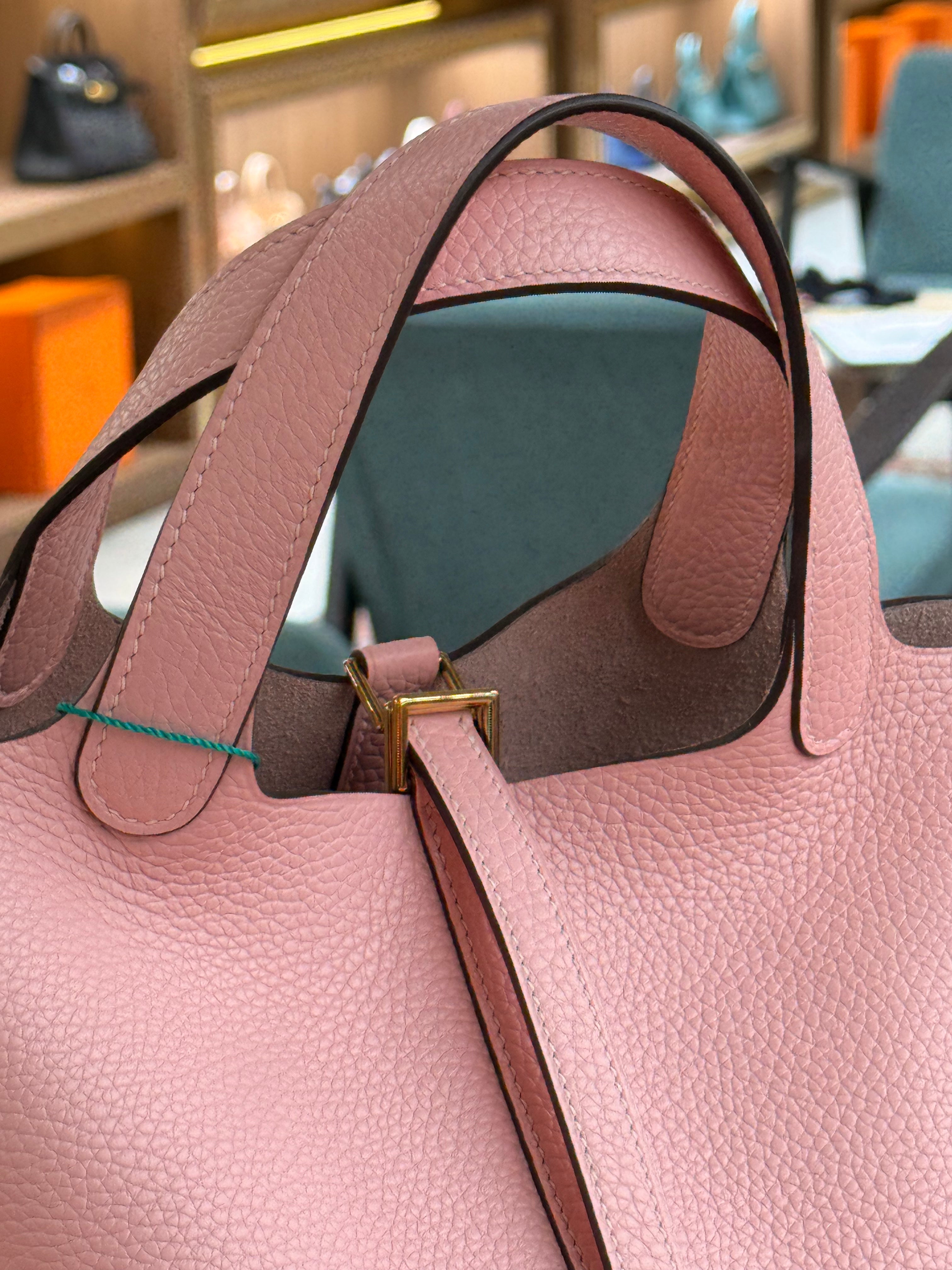 Hermes | Picotin (PM) – Clemence – Rose Sakura – Gold Hardware