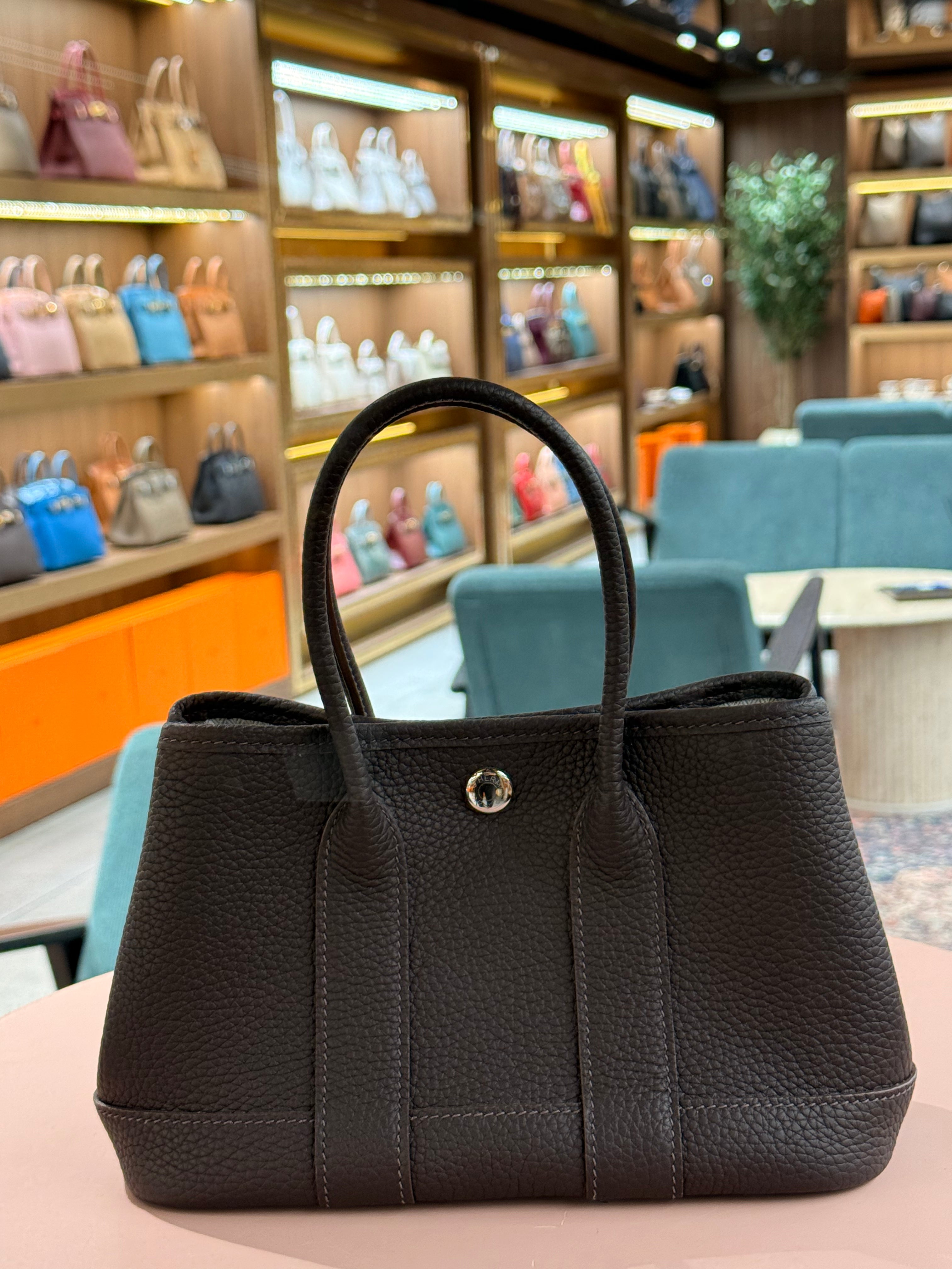 Hermes | Garden Party (23) – Togo – Brown – Gold Hardware