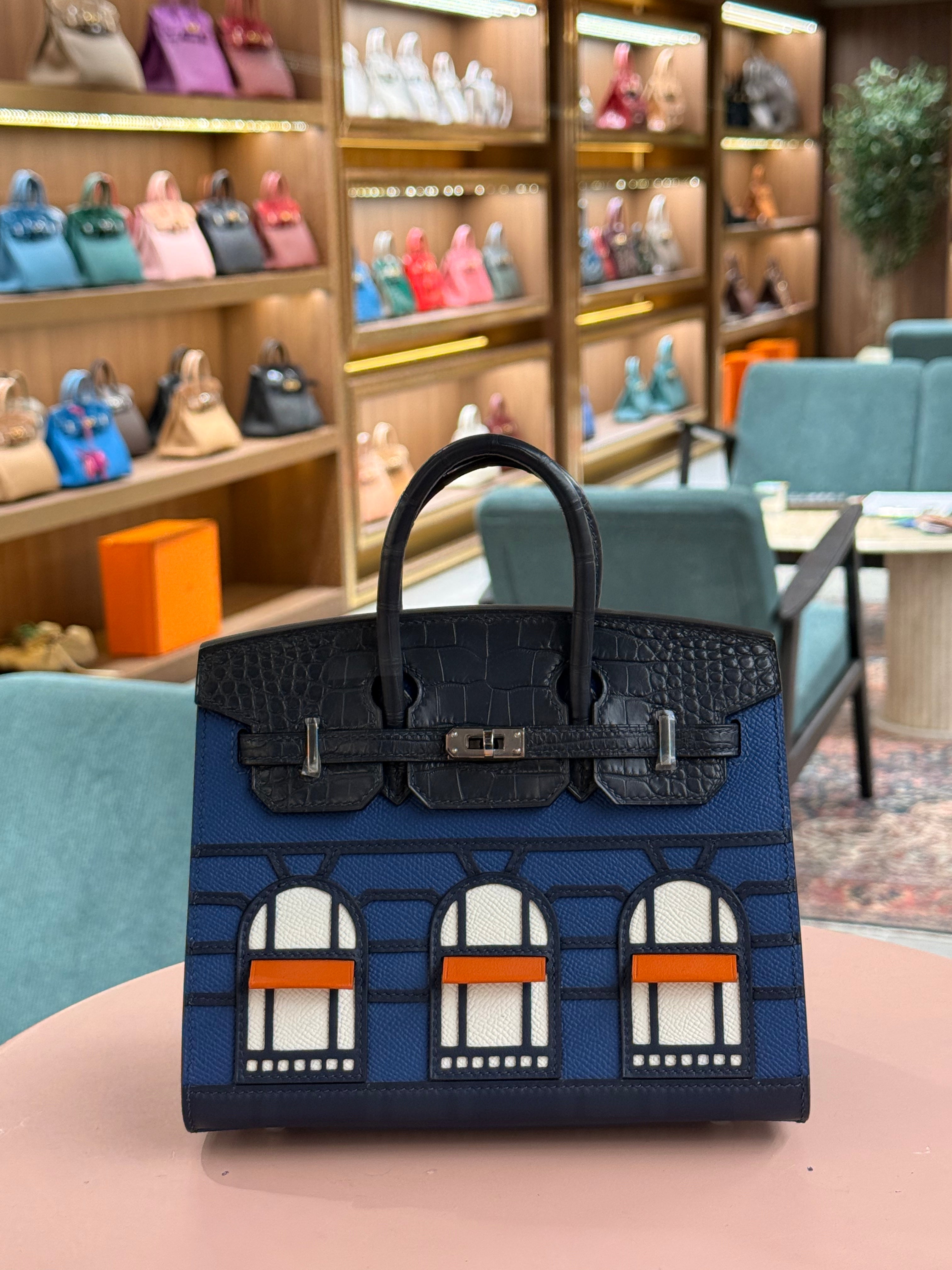 Hermes | Birkin (20) – Epsom – Bleu Nuit – Silver Hardware