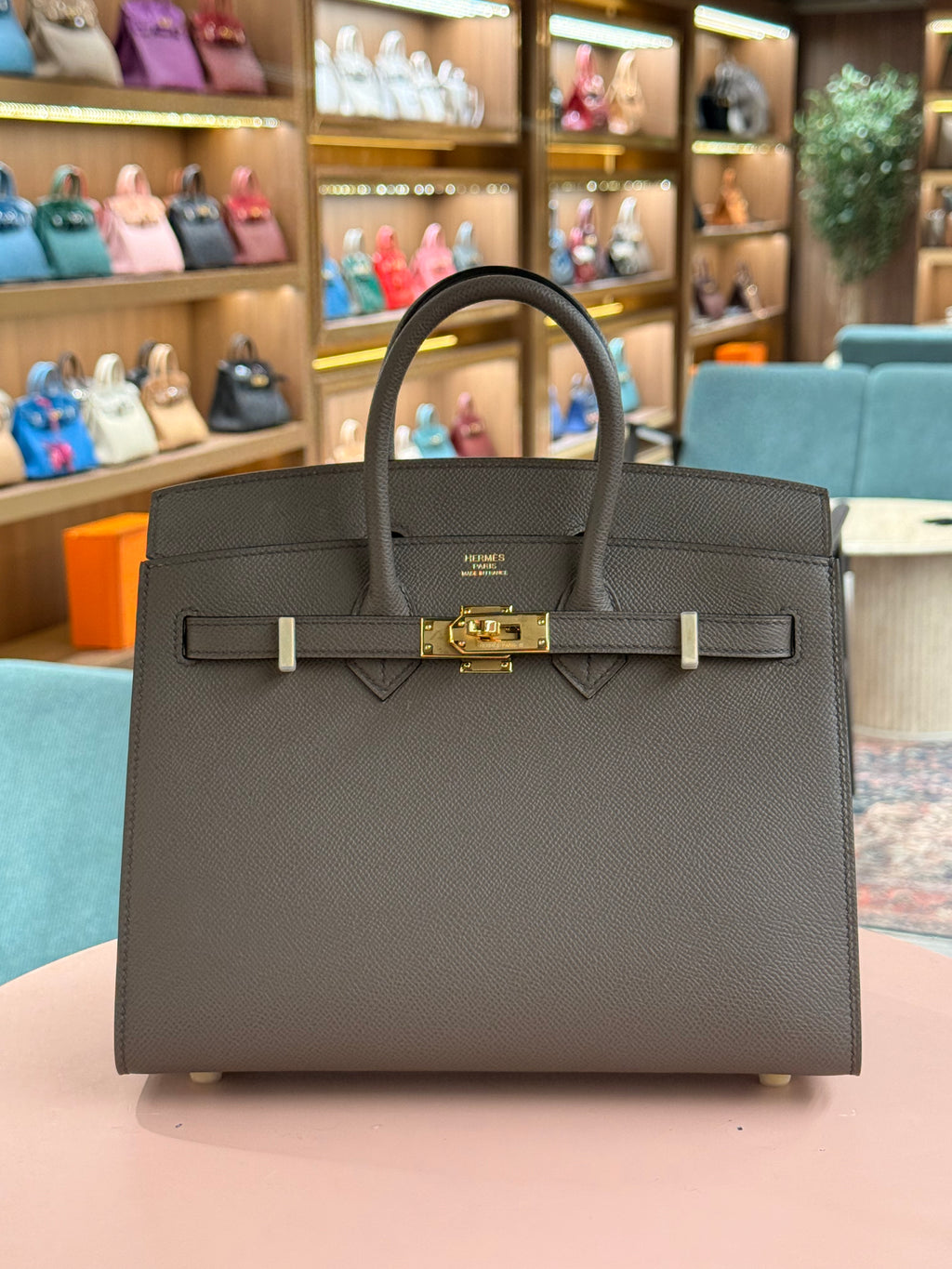 Hermes | Birkin (25) – Epsom – Etoupe – Gold Hardware