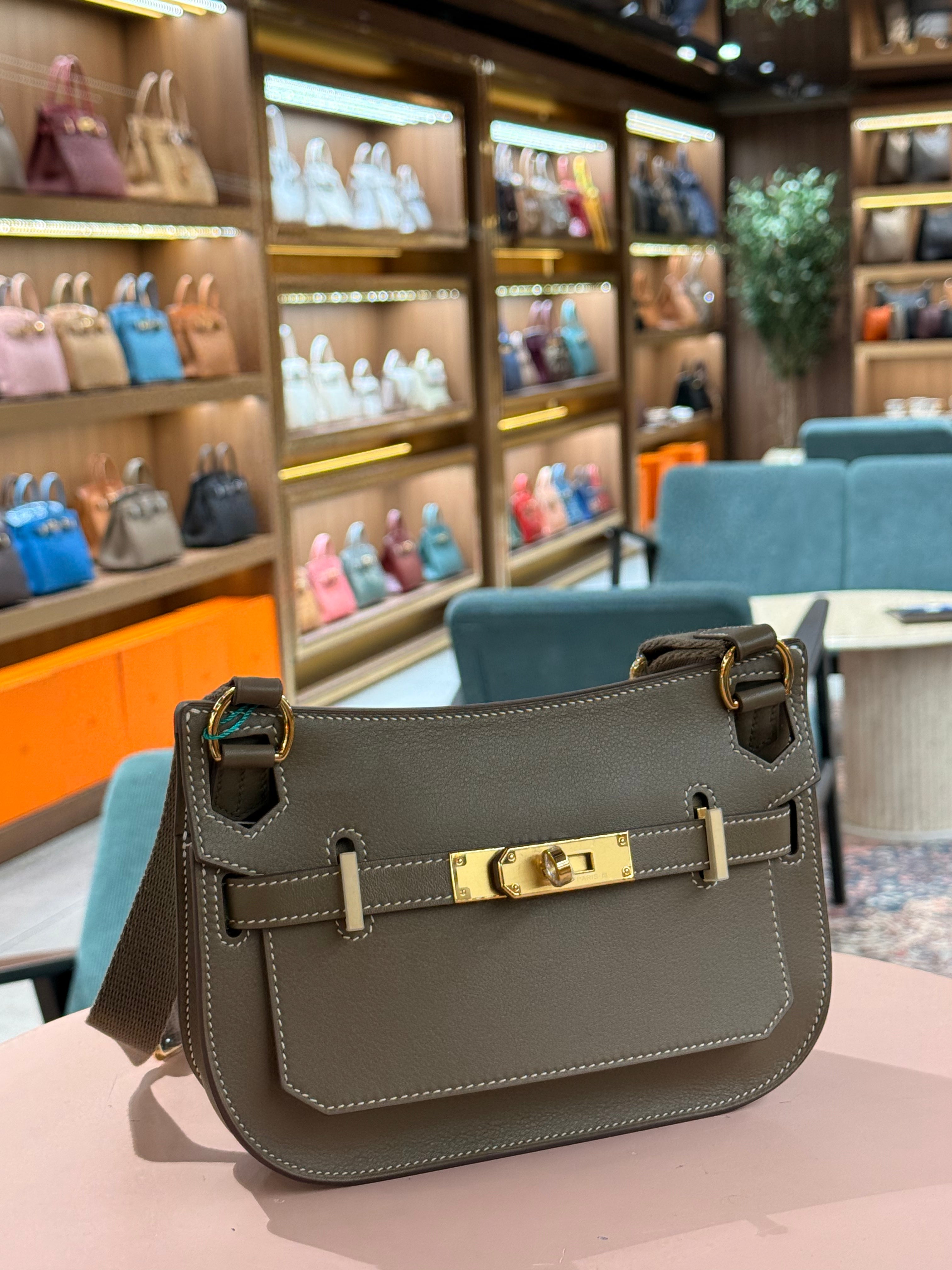 Hermes | Jypsiere (Mini) – Epsom – Gris Tourterelle – Gold Hardware