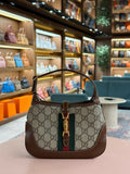 Gucci | Jackie-1961 (Mini) – Canvas – Beige/Brown – Gold Hardware
