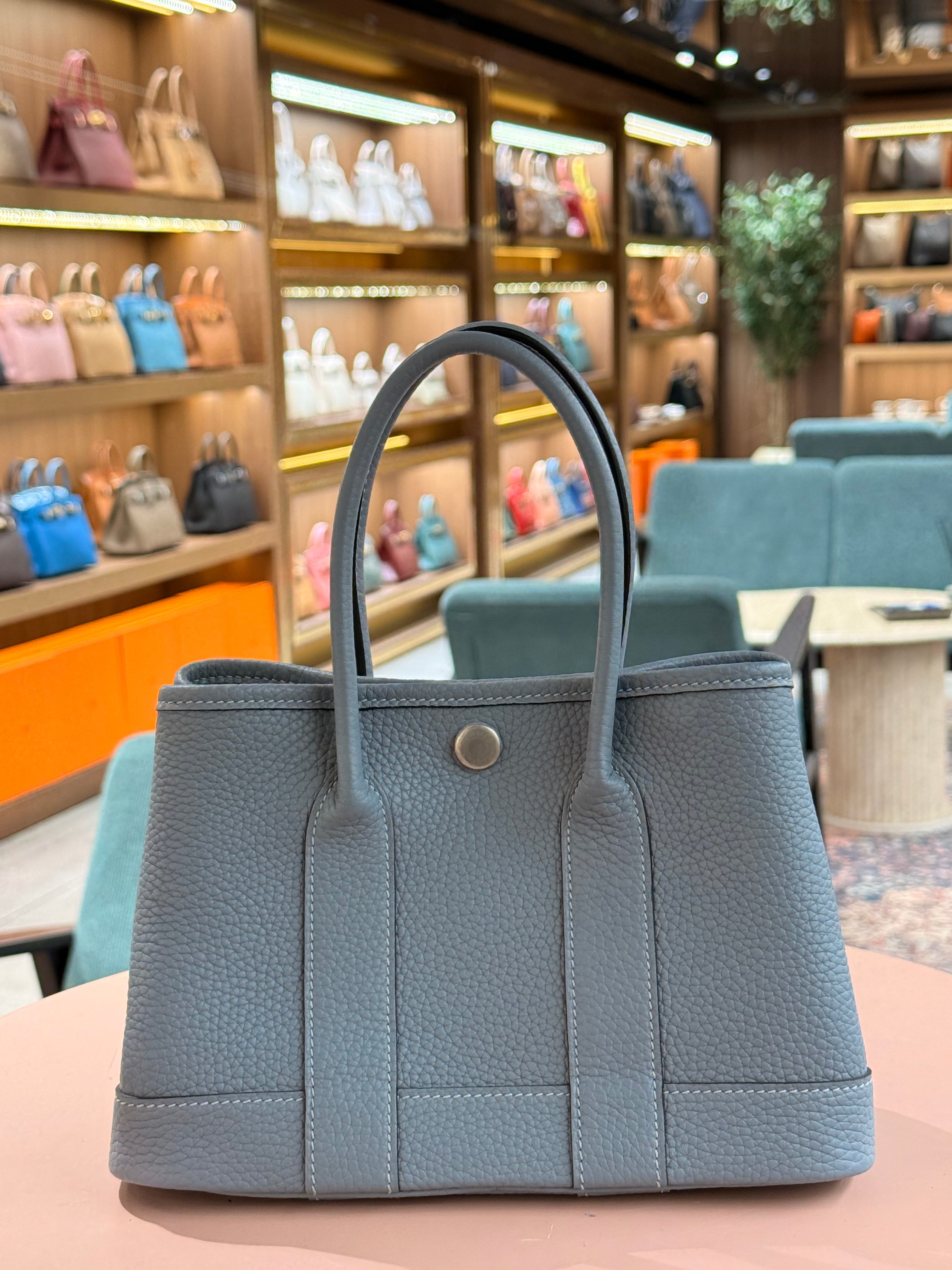 Hermes | Garden Party (23) – Togo – Gris Perle – Palladium Hardware
