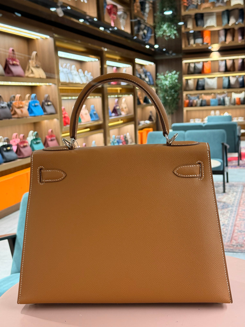 Hermes | Kelly (28) – Epsom – Gold – Palladium Hardware