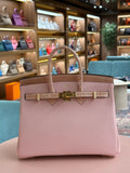 Hermes | Birkin (25) – Togo – Rose Sakura – Gold Hardware