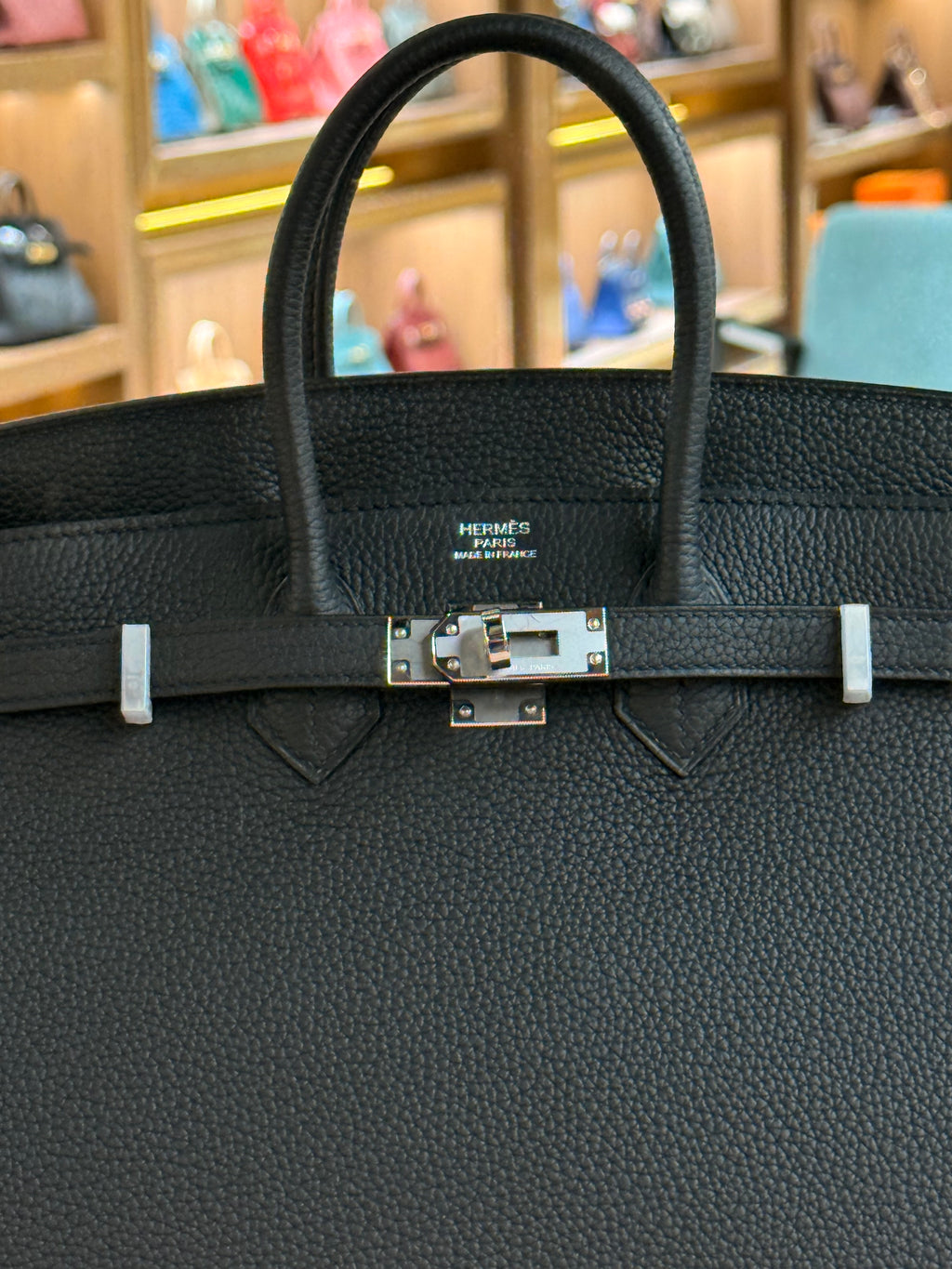 Hermes | Kelly (25) – Togo – Black – Palladium Hardware