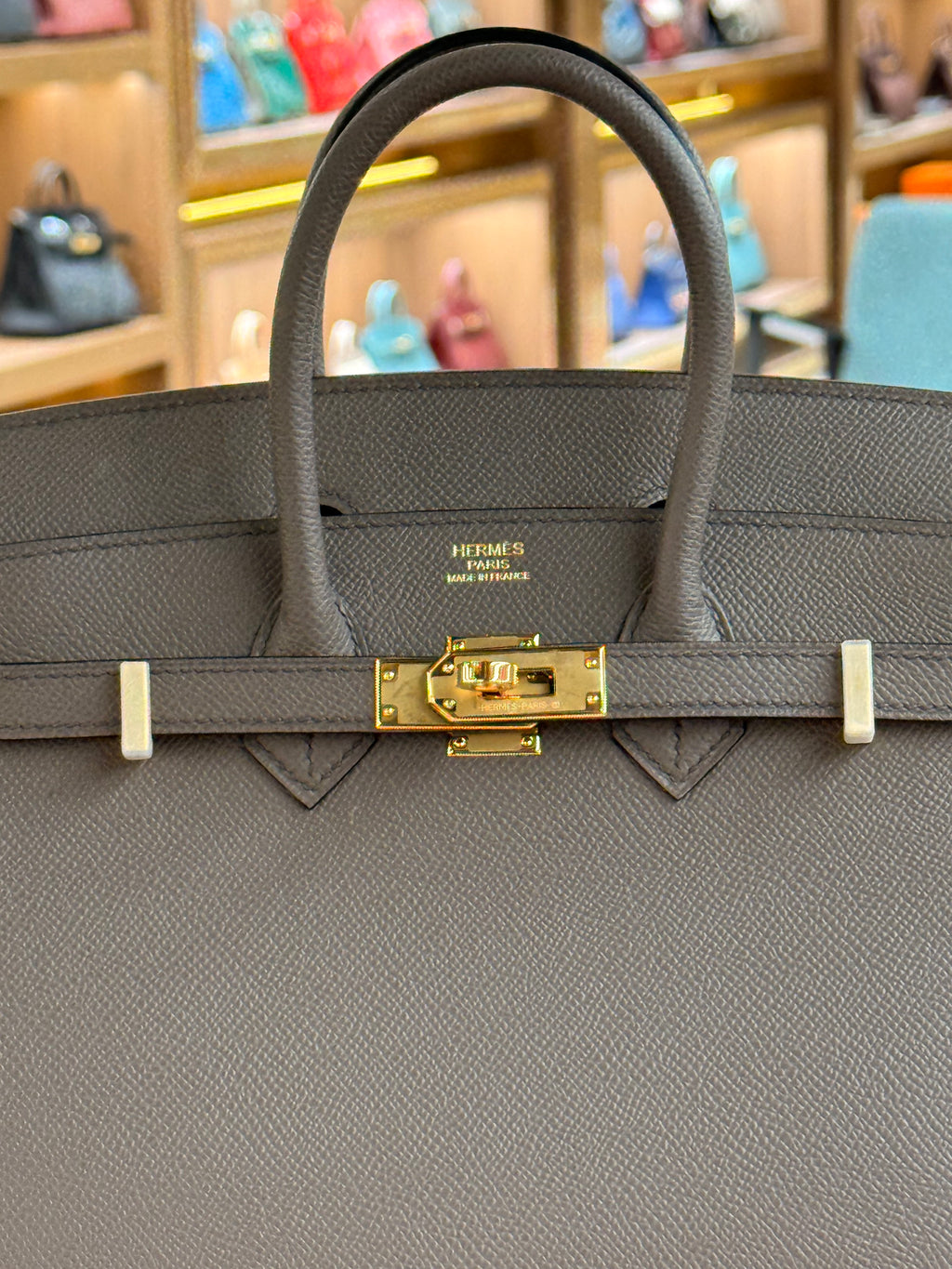 Hermes | Birkin (25) – Epsom – Etoupe – Gold Hardware