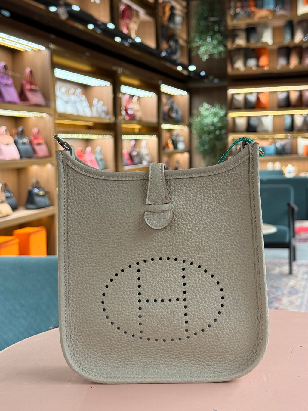 Hermes | Evelyne (Small) – Epsom – Gris Perle – Palladium Hardware