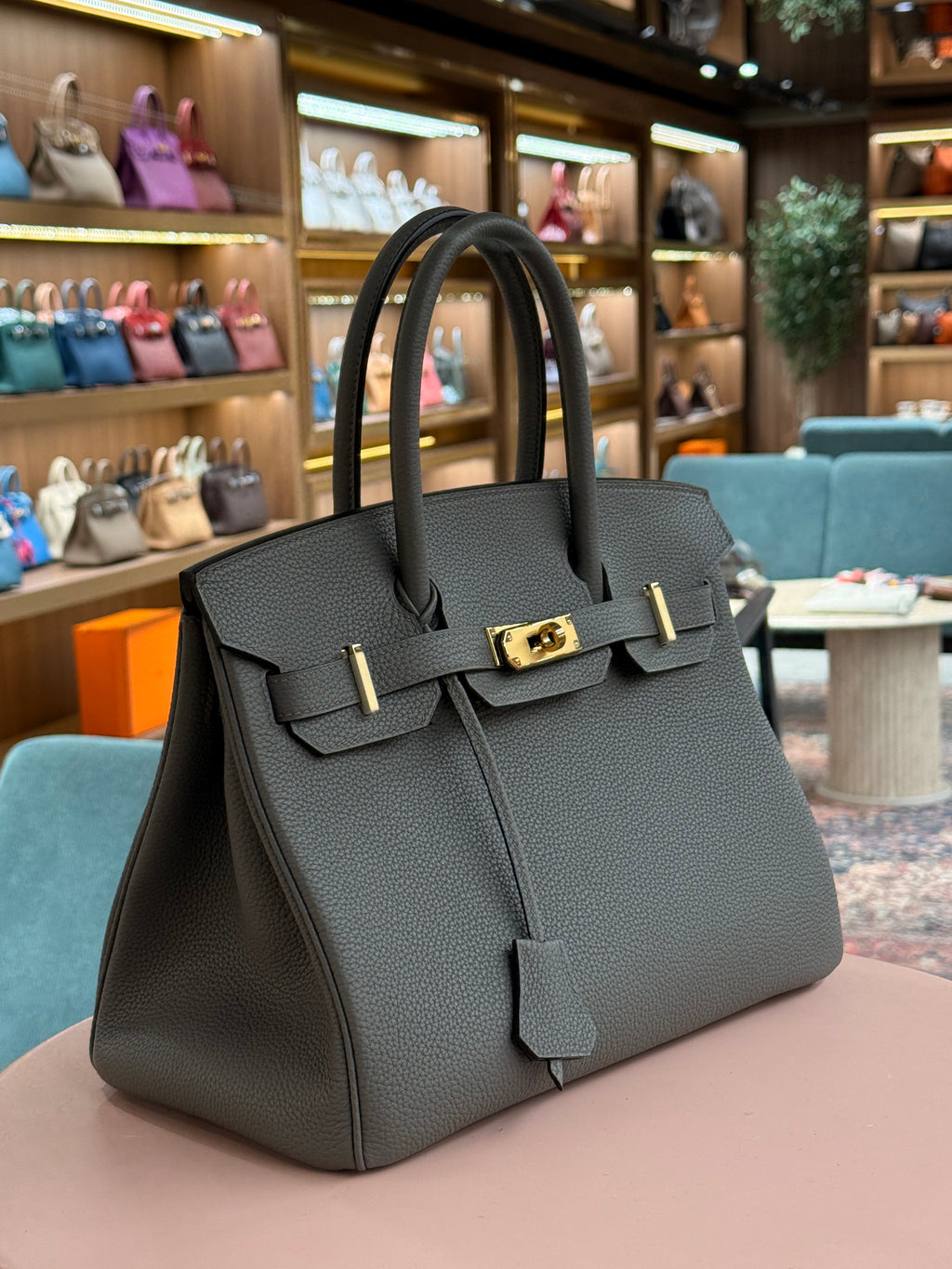 Hermes | Birkin (30) – Togo – Gris Tourterelle – Gold Hardware