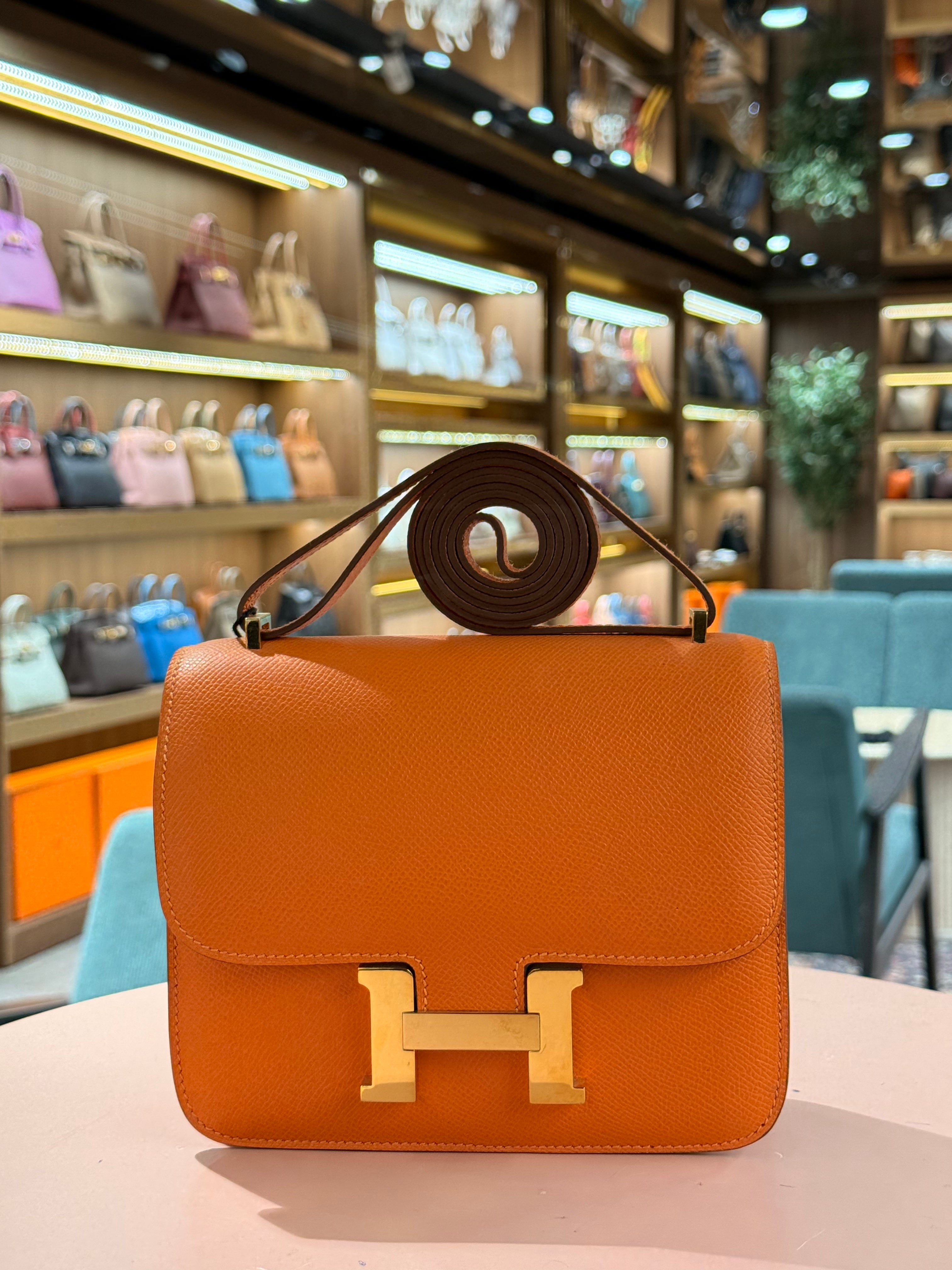 Hermes | Constance (18) – Epsom – Orange – Gold Hardware