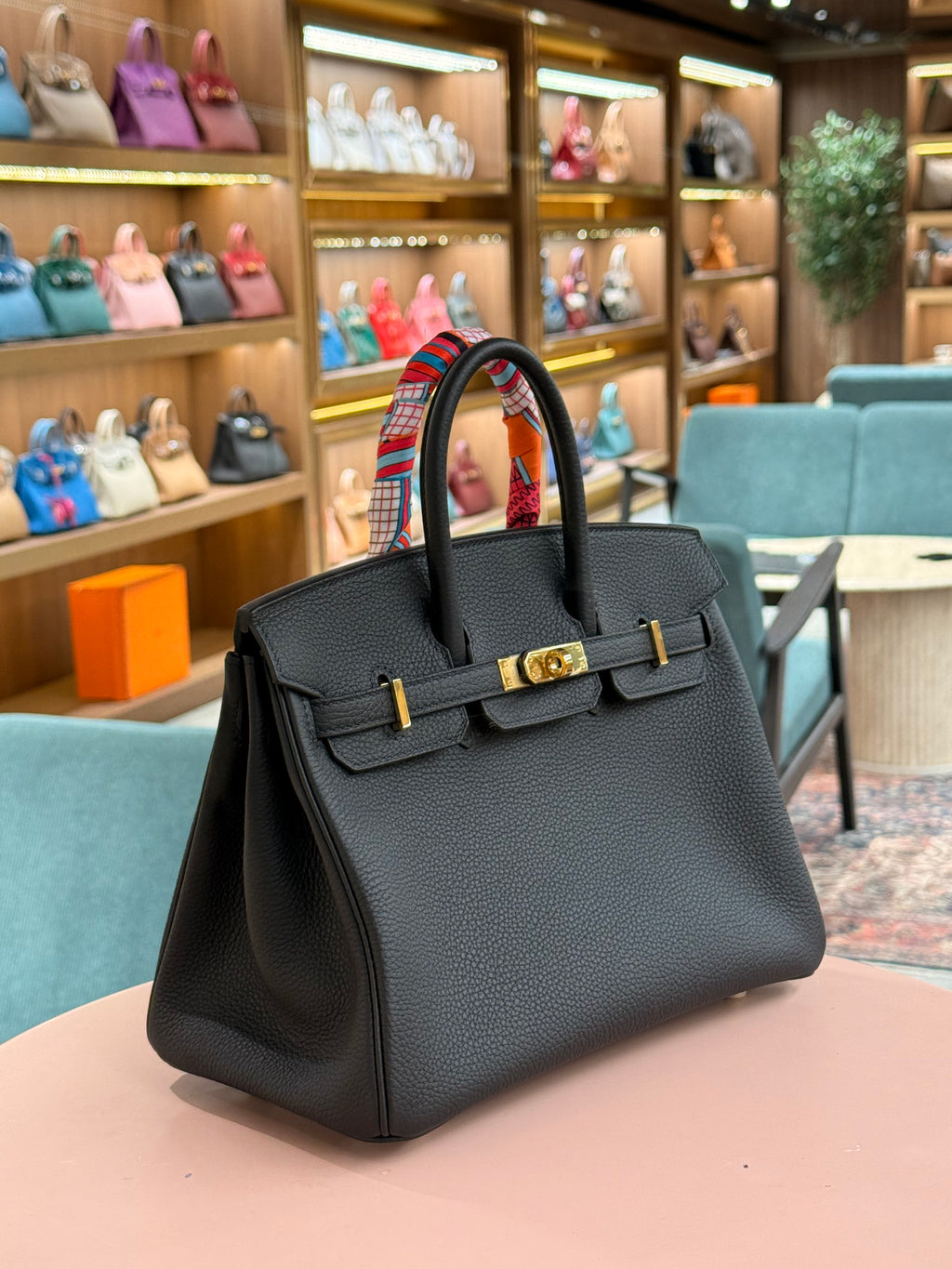 Hermes | Birkin (25) – Togo – Black – Gold Hardware