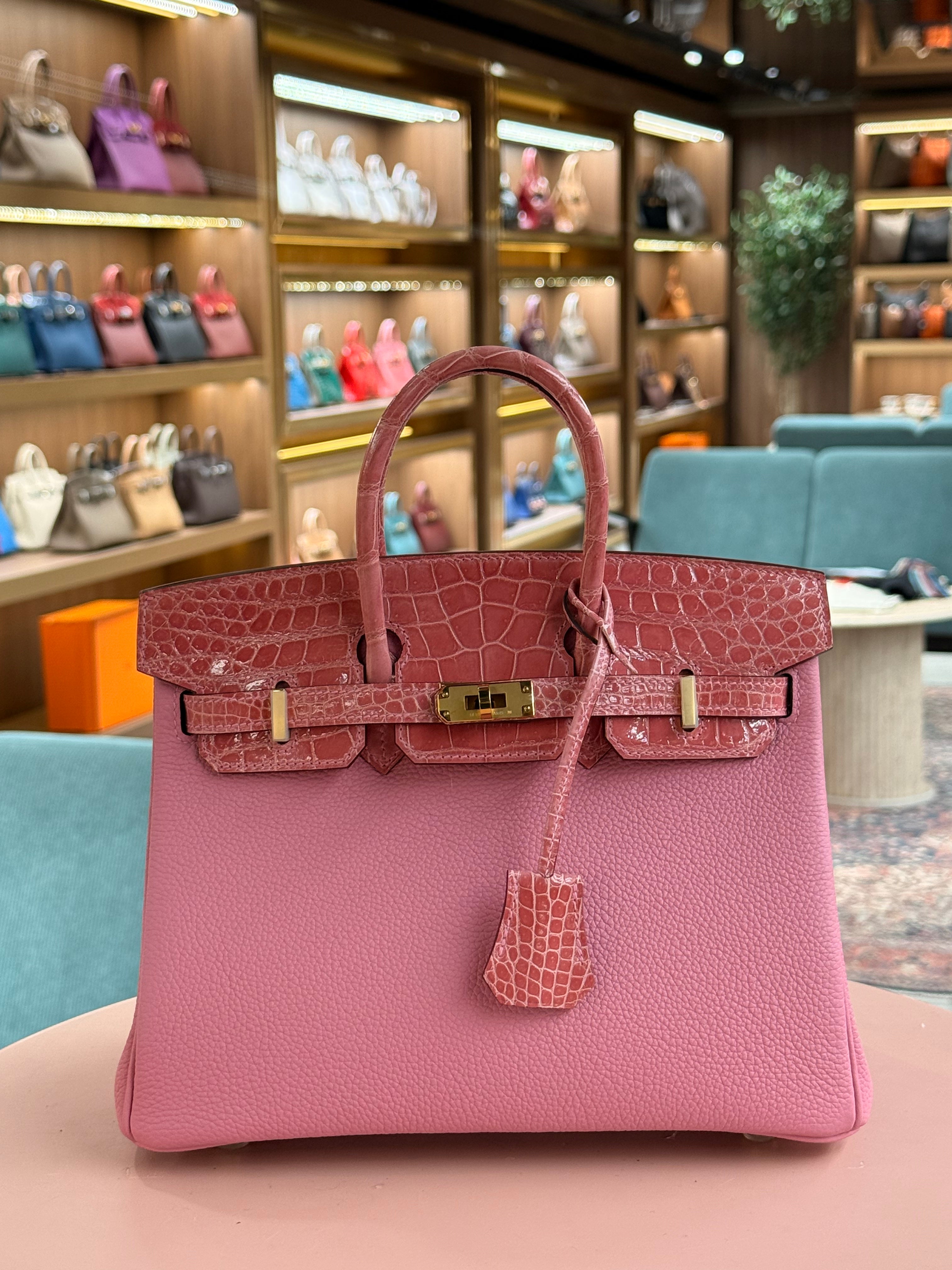Hermes | Birkin (25) – Togo – Rose Poudre – Gold Hardware