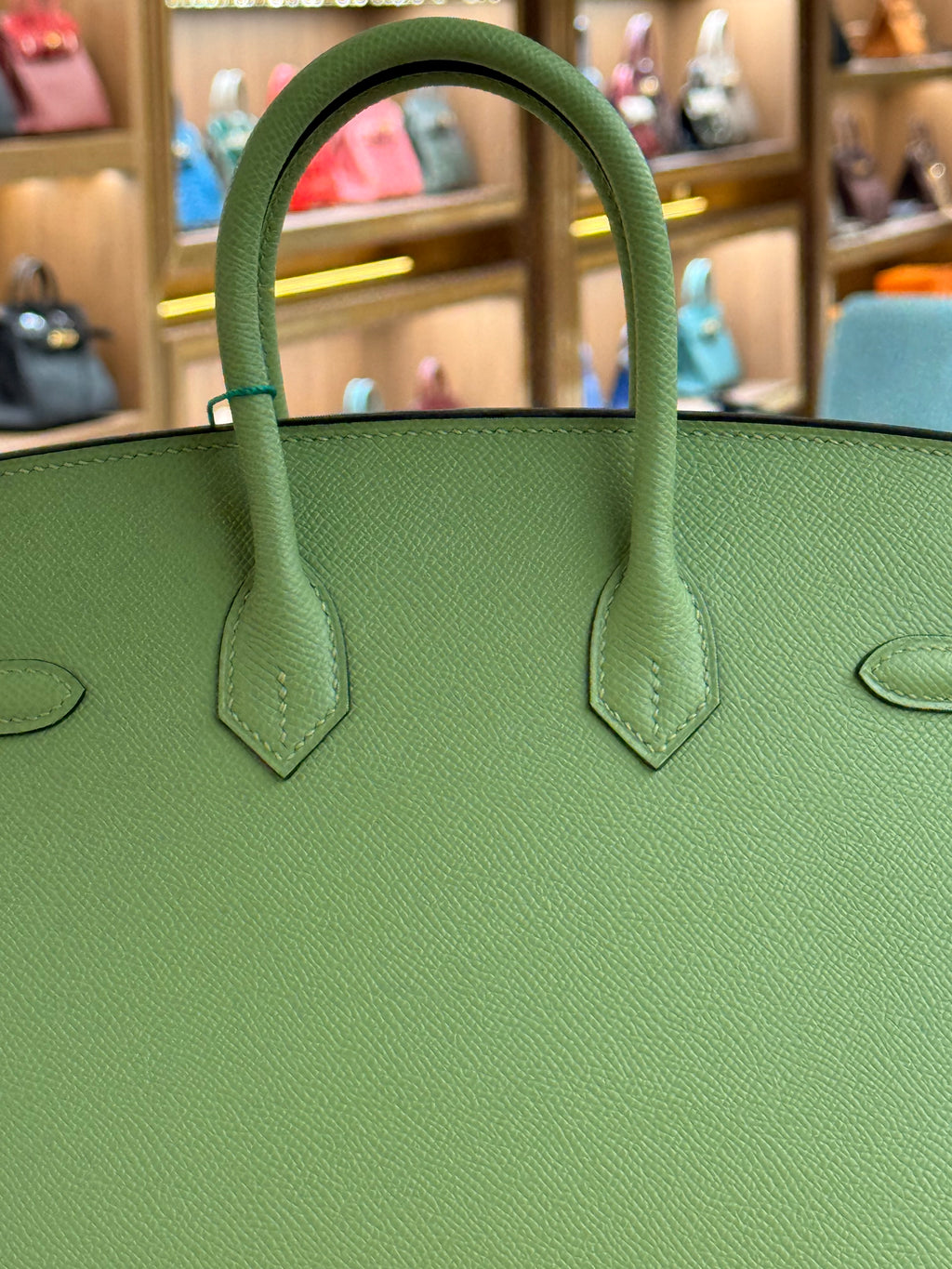 Hermes | Birkin (25) – Epsom – Vert Jade – Palladium Hardware