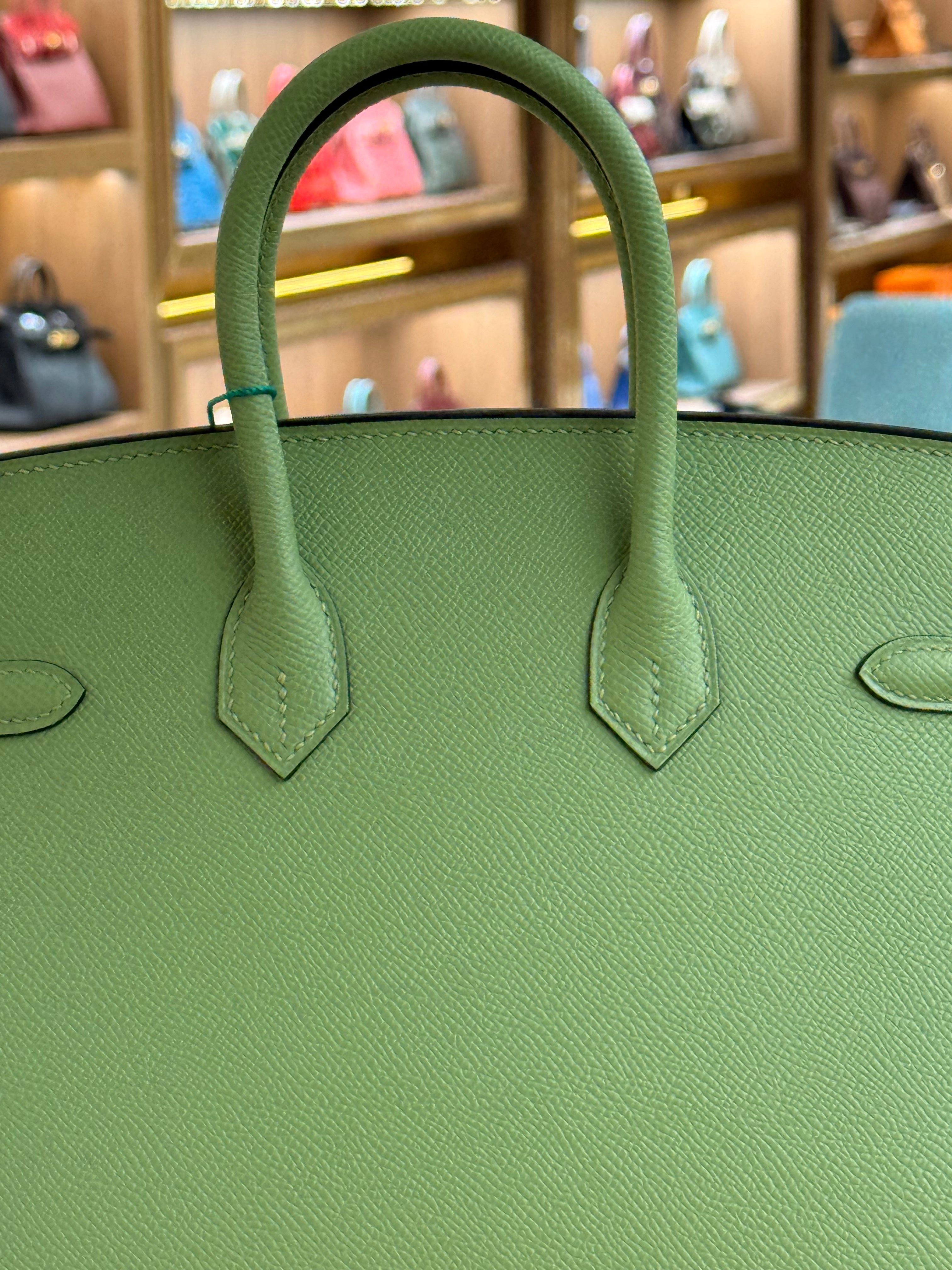 Hermes | Birkin (25) – Epsom – Vert Jade – Palladium Hardware