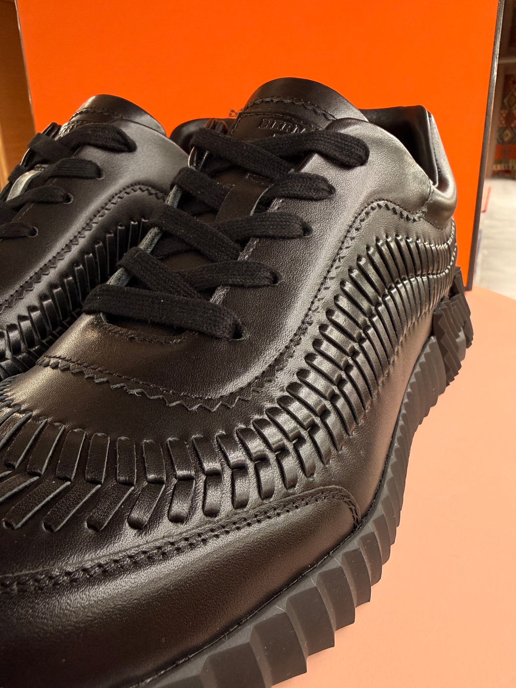 Hermes | Bouncing – Leather – Black – Silver Hardware