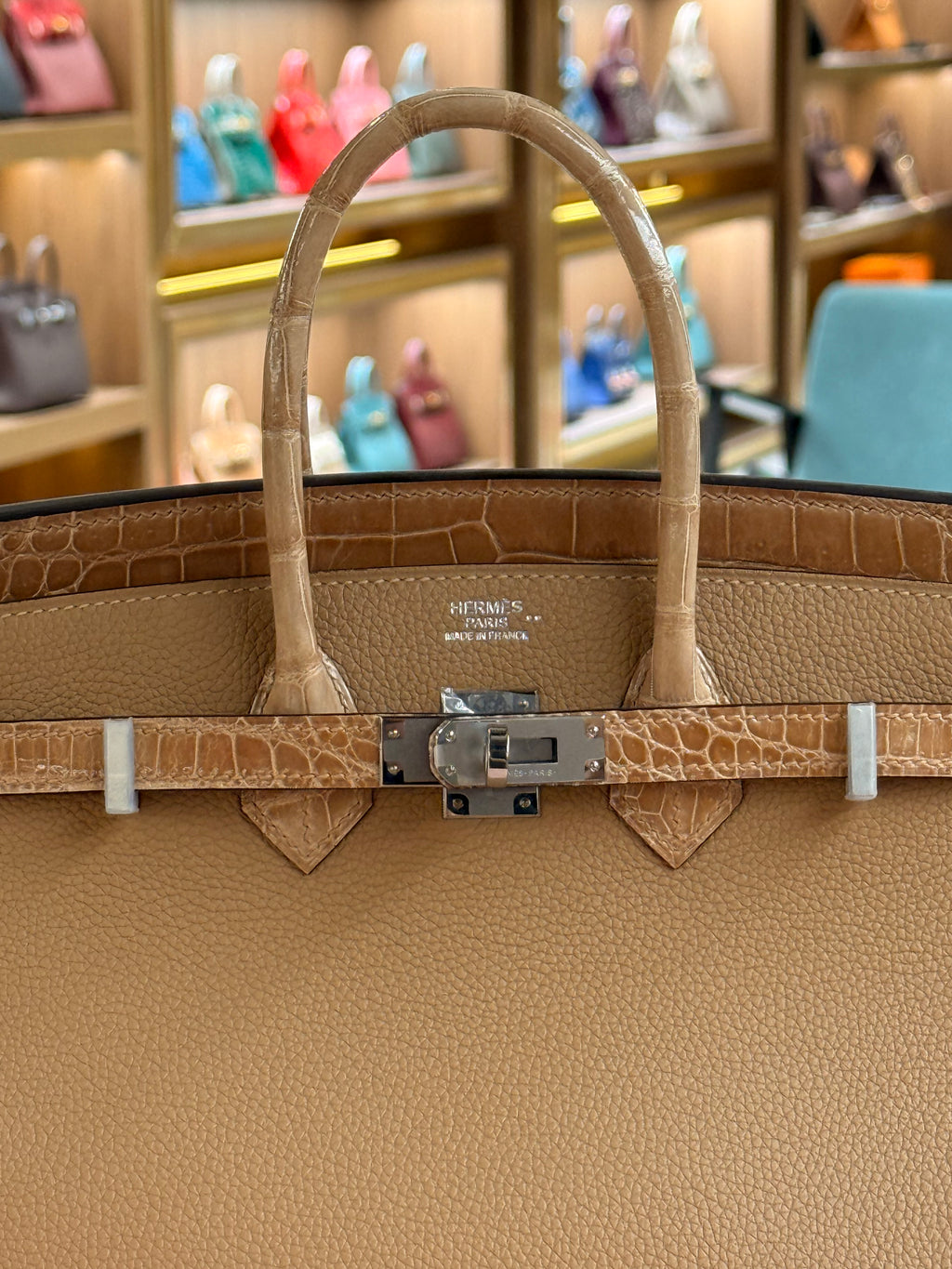Hermes | Birkin (25) – Togo – Gold – Palladium Hardware