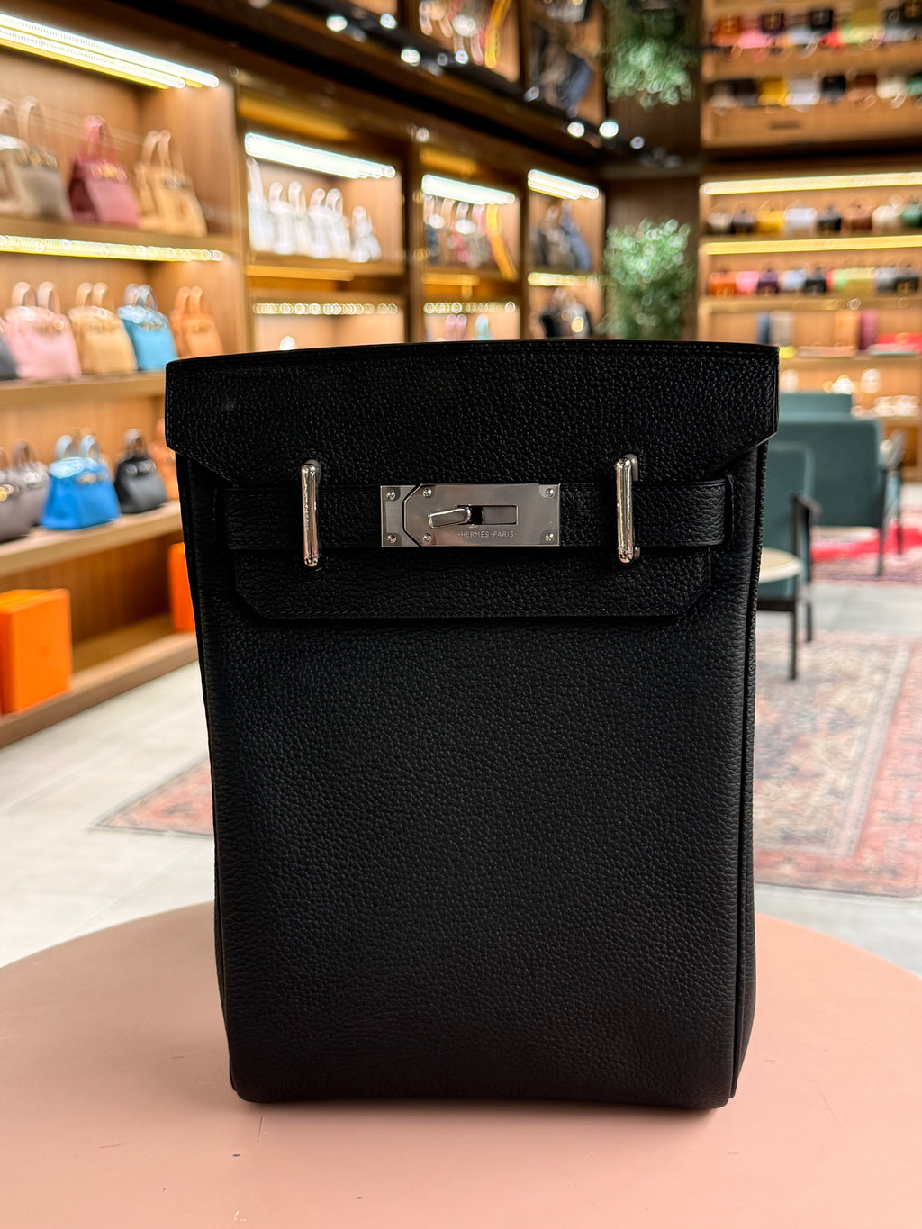 Hermes | Hac a Dos Backpack – Togo – Black – Palladium Hardware