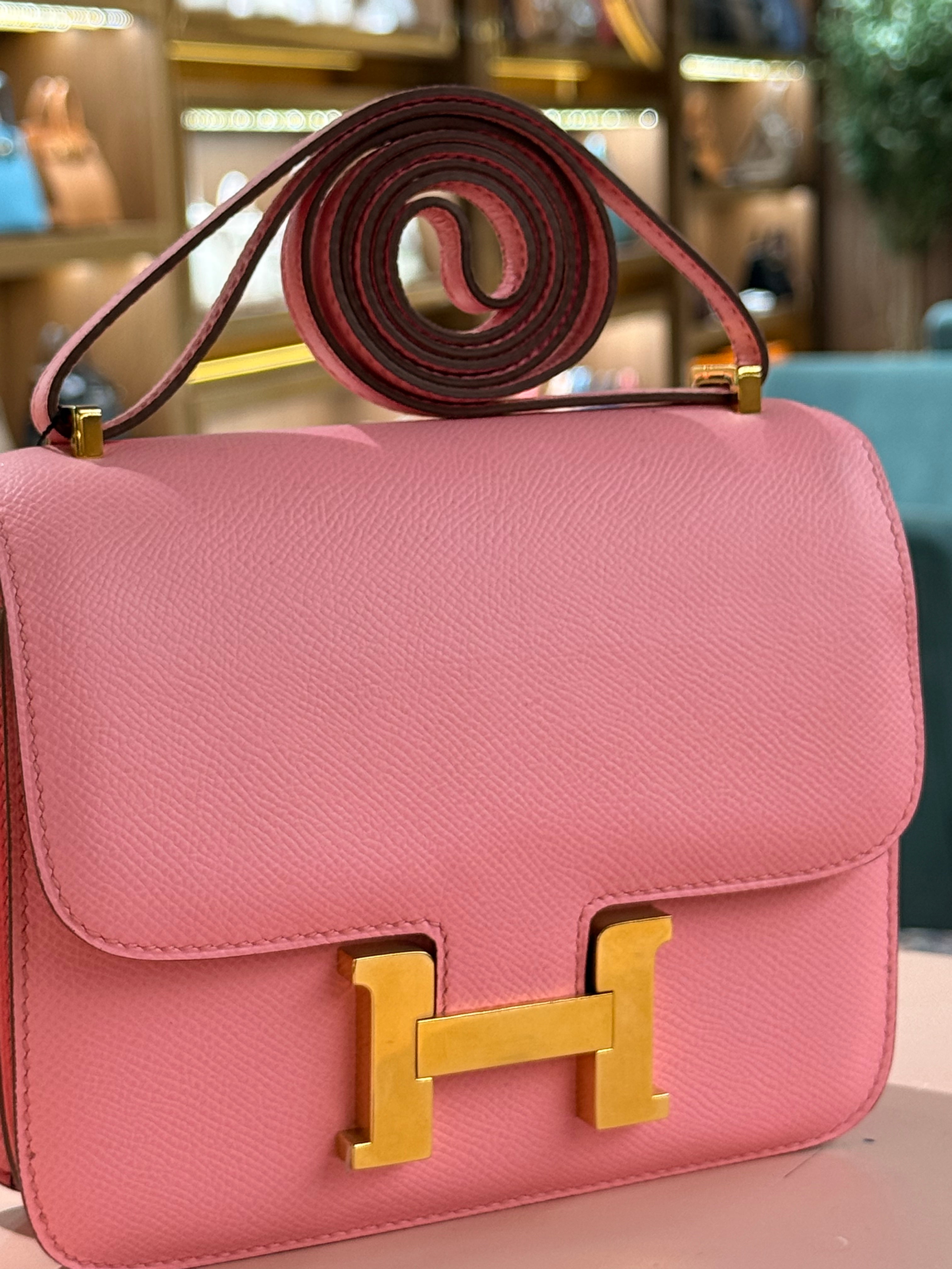 Hermes | Constance (18) – Epsom – Rose Poudre – Gold Hardware