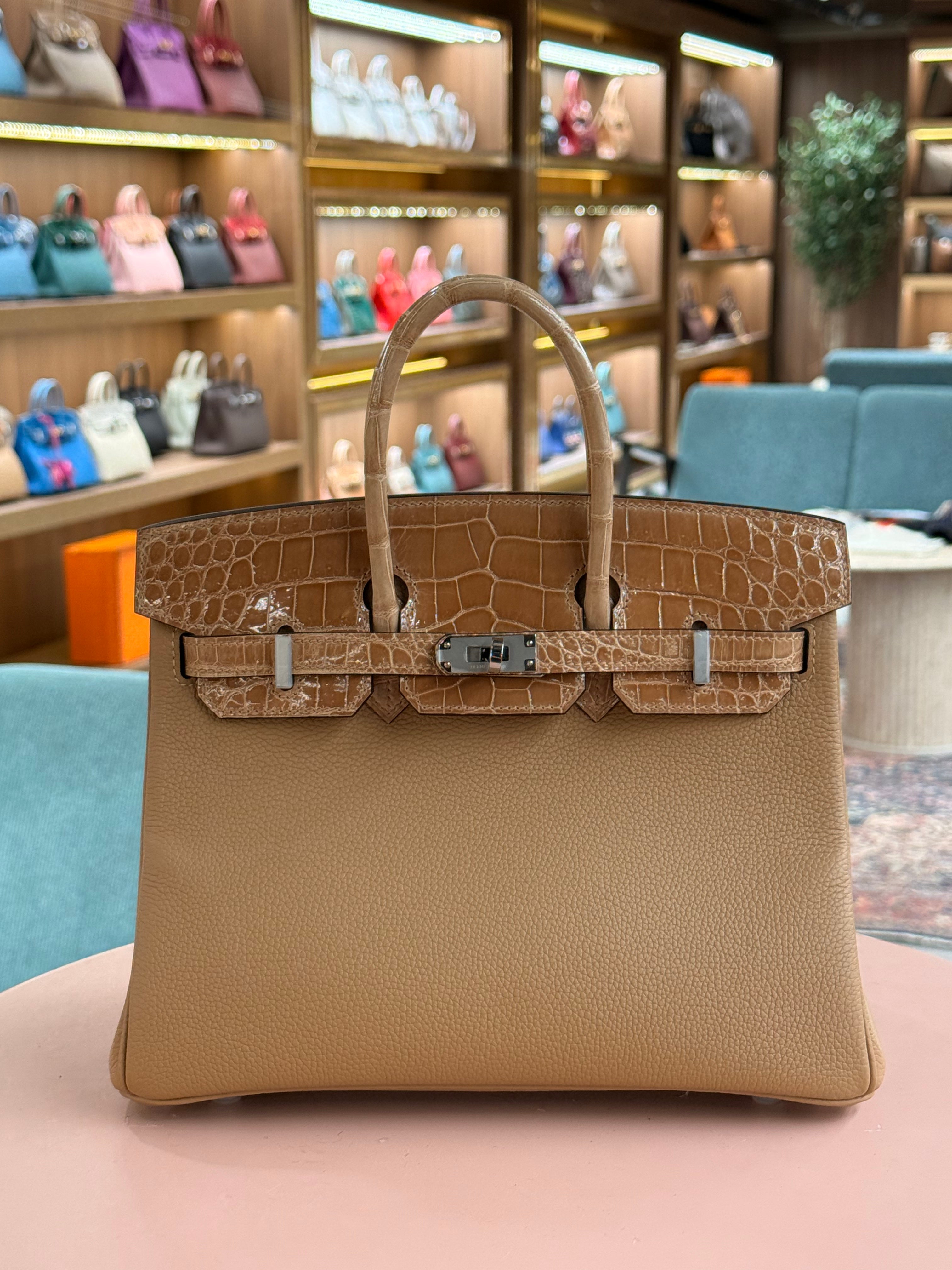 Hermes | Birkin (25) – Togo – Gold – Palladium Hardware