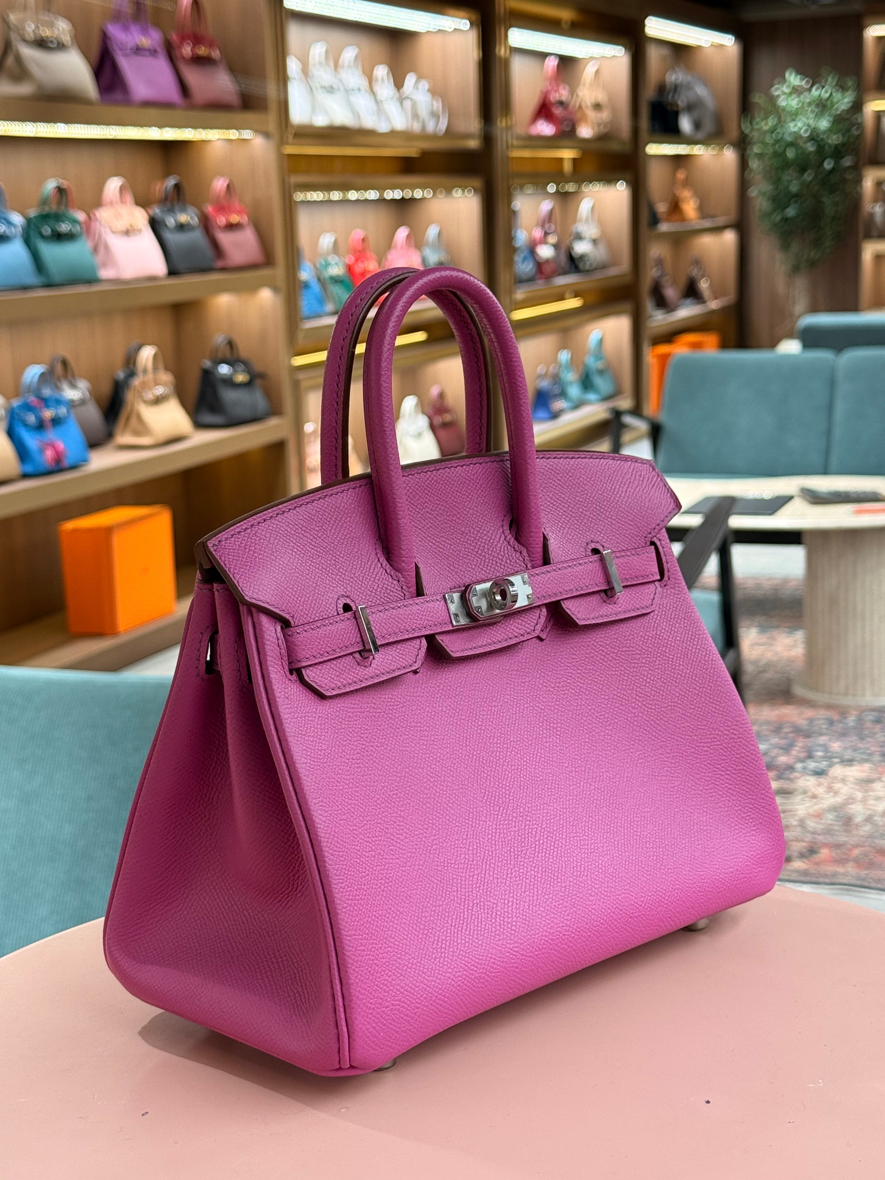 Hermes | Birkin (25) – Epsom – Rose Sakura – Palladium Hardware