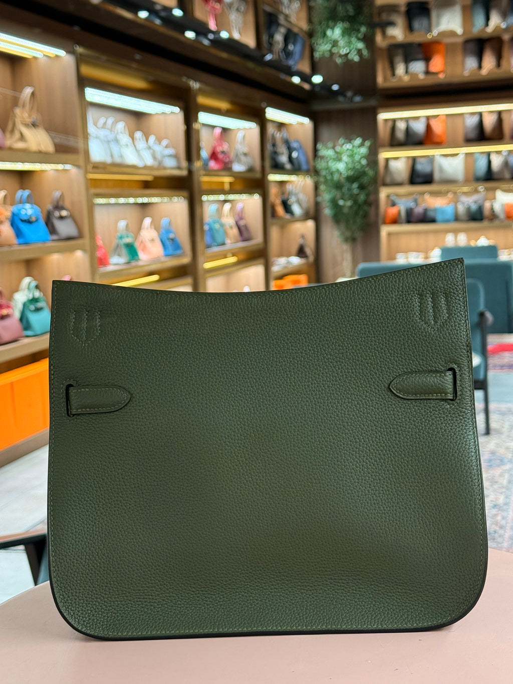 Hermes | Jypsiere (28) – Togo – Vert Cypress – Palladium Hardware