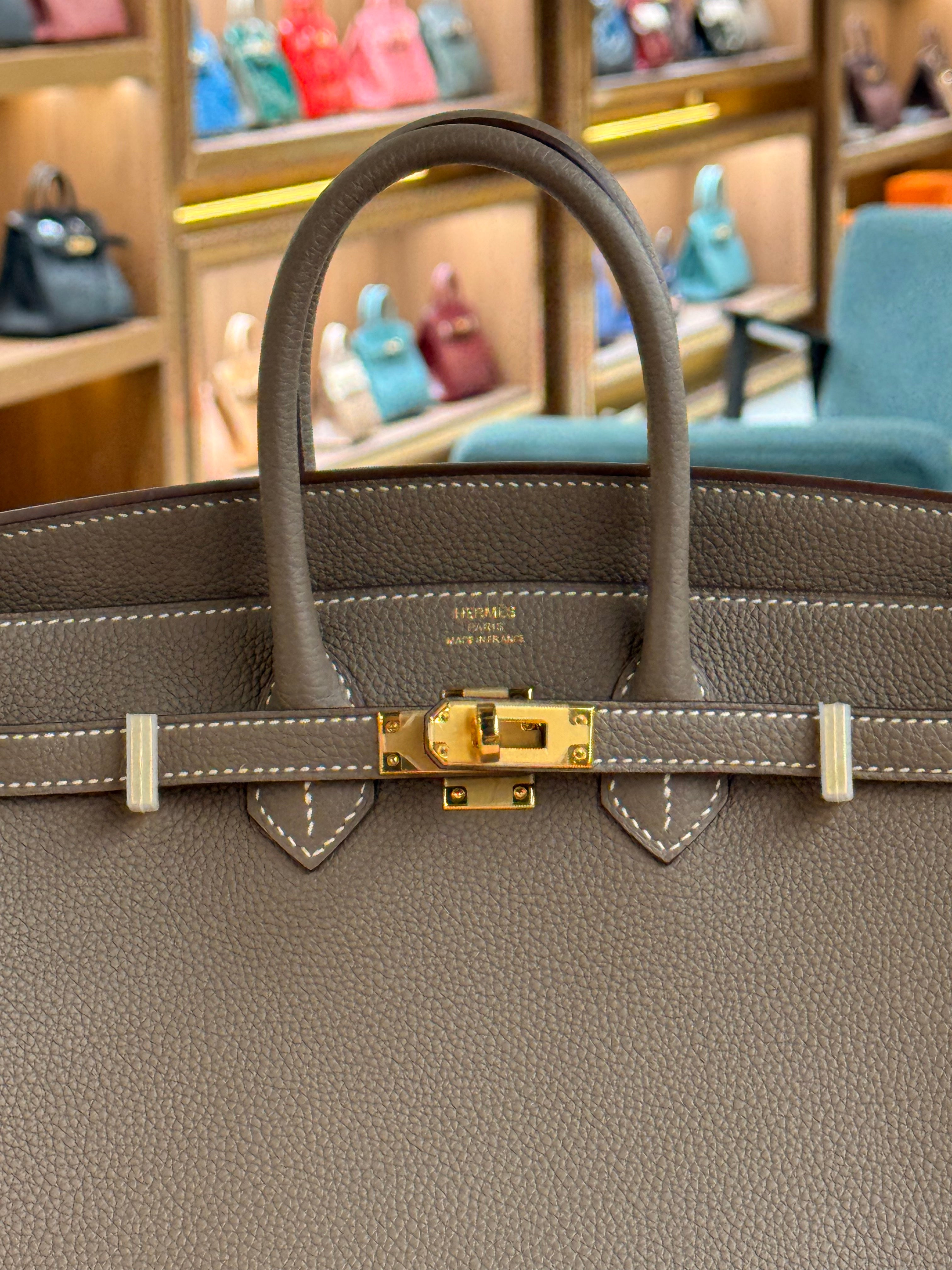 Hermes | Birkin (25) – Togo – Etoupe – Gold Hardware