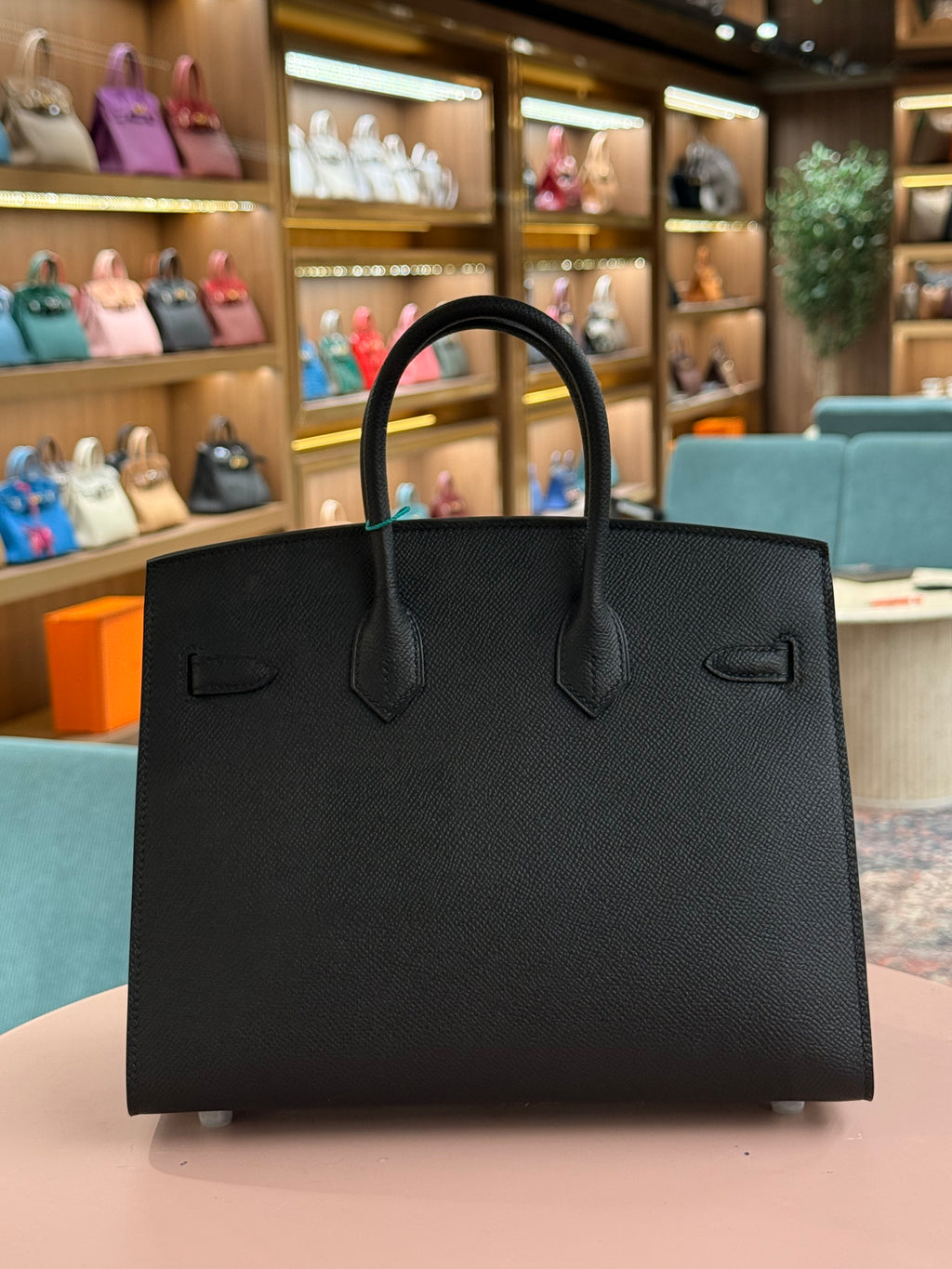 Hermes | Birkin (25) – Epsom – Black – Palladium Hardware