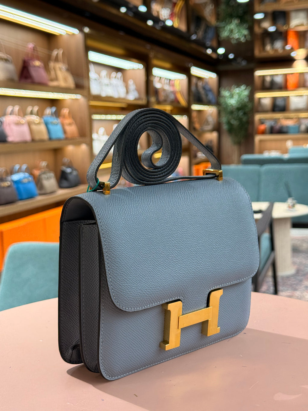 Hermes | Constance (18) – Epsom – Gris Perle – Gold Hardware